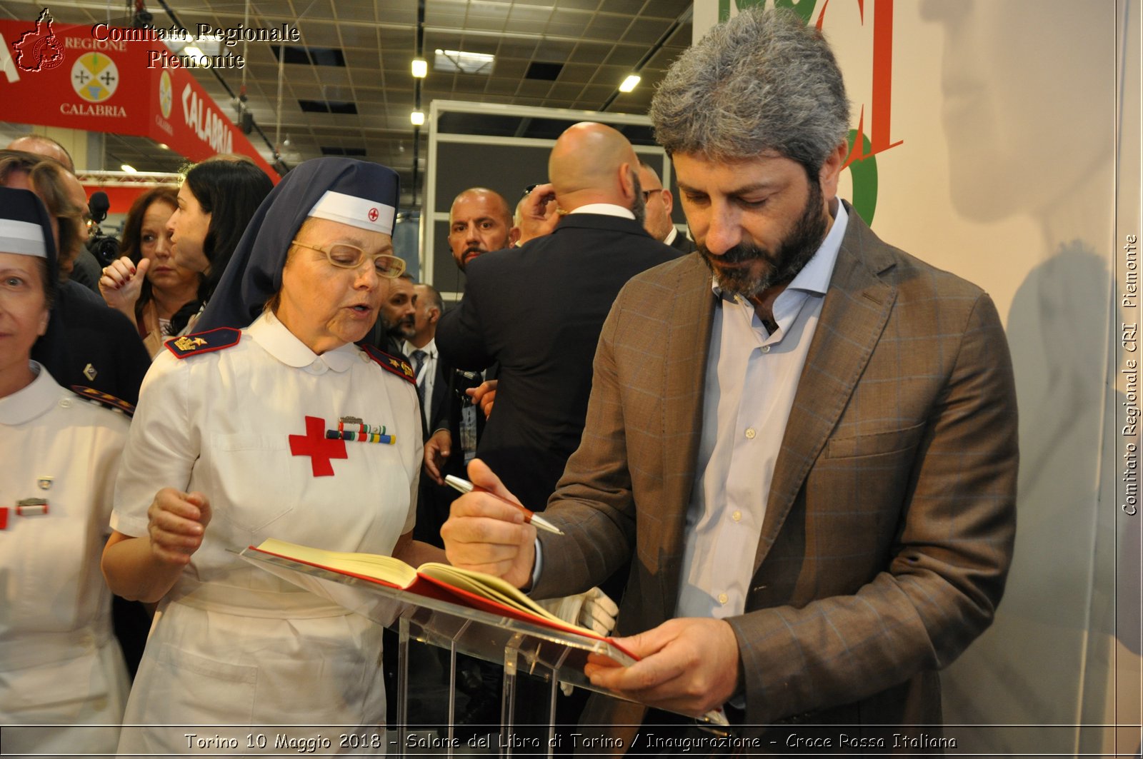 Torino 10 Maggio 2018 - Salone del Libro di Torino / Inaugurazione - Croce Rossa Italiana- Comitato Regionale del Piemonte