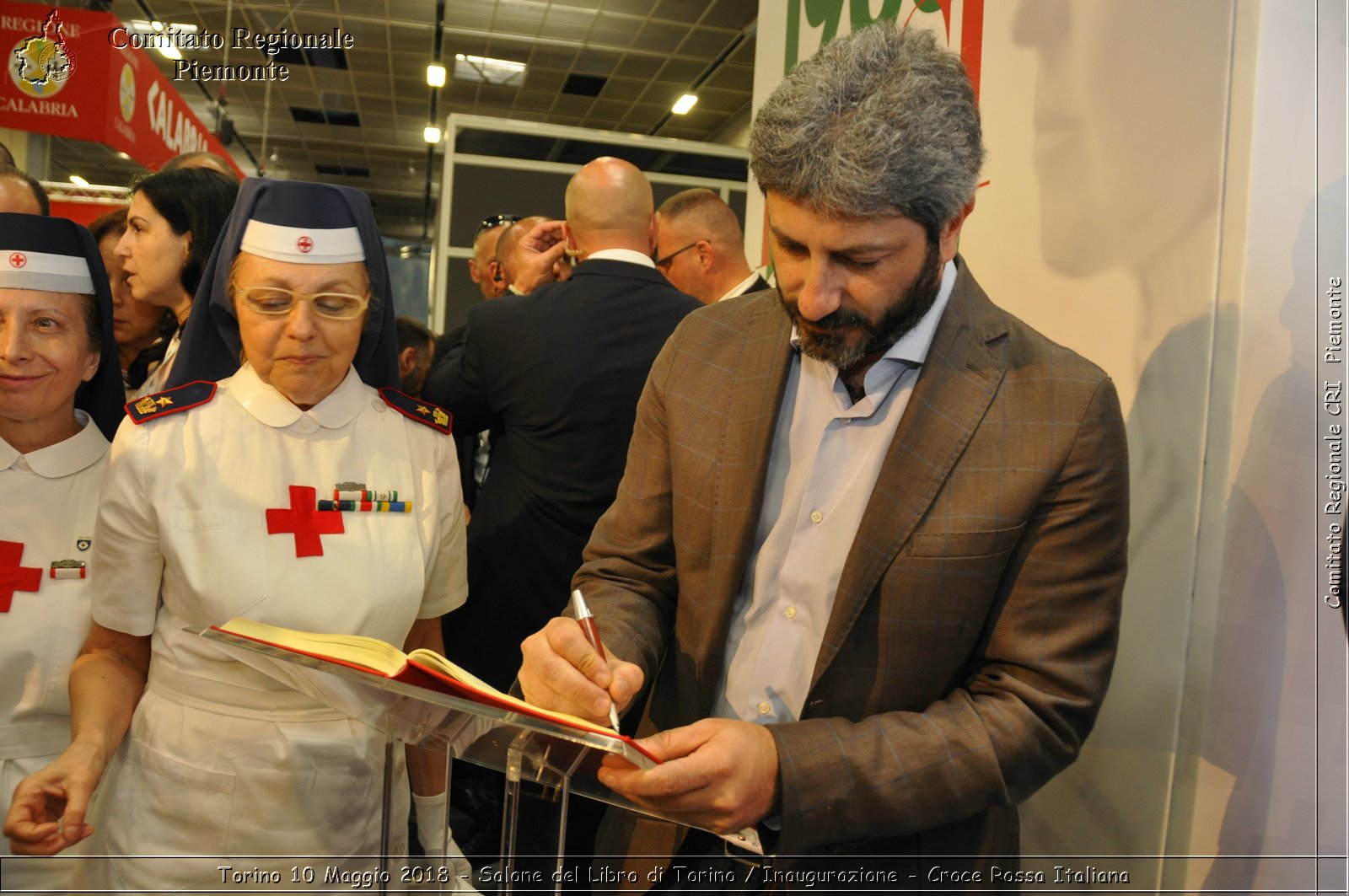 Torino 10 Maggio 2018 - Salone del Libro di Torino / Inaugurazione - Croce Rossa Italiana- Comitato Regionale del Piemonte