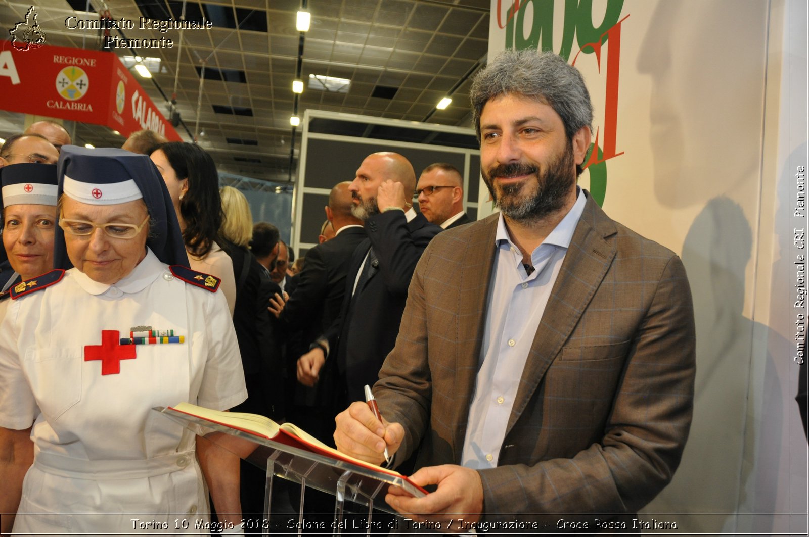 Torino 10 Maggio 2018 - Salone del Libro di Torino / Inaugurazione - Croce Rossa Italiana- Comitato Regionale del Piemonte