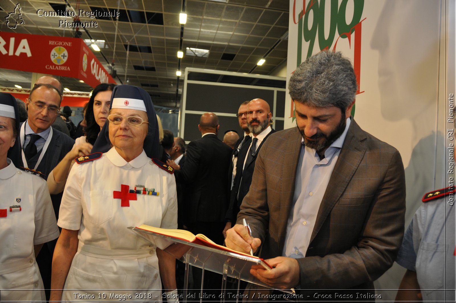 Torino 10 Maggio 2018 - Salone del Libro di Torino / Inaugurazione - Croce Rossa Italiana- Comitato Regionale del Piemonte