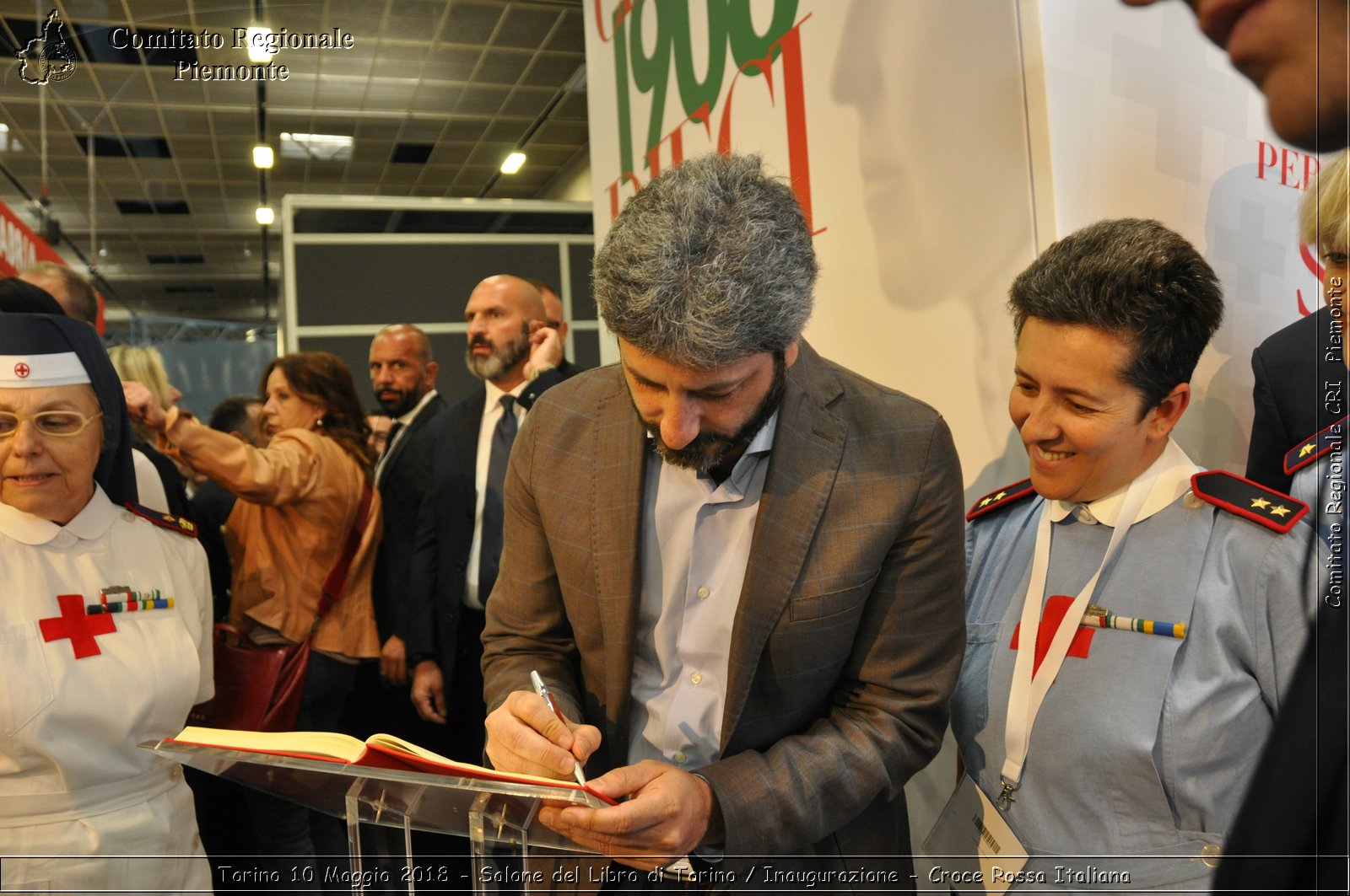 Torino 10 Maggio 2018 - Salone del Libro di Torino / Inaugurazione - Croce Rossa Italiana- Comitato Regionale del Piemonte