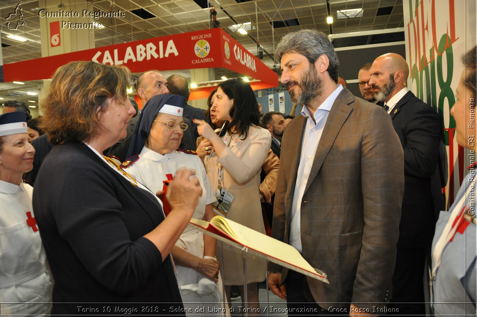 Torino 10 Maggio 2018 - Salone del Libro di Torino / Inaugurazione - Croce Rossa Italiana- Comitato Regionale del Piemonte