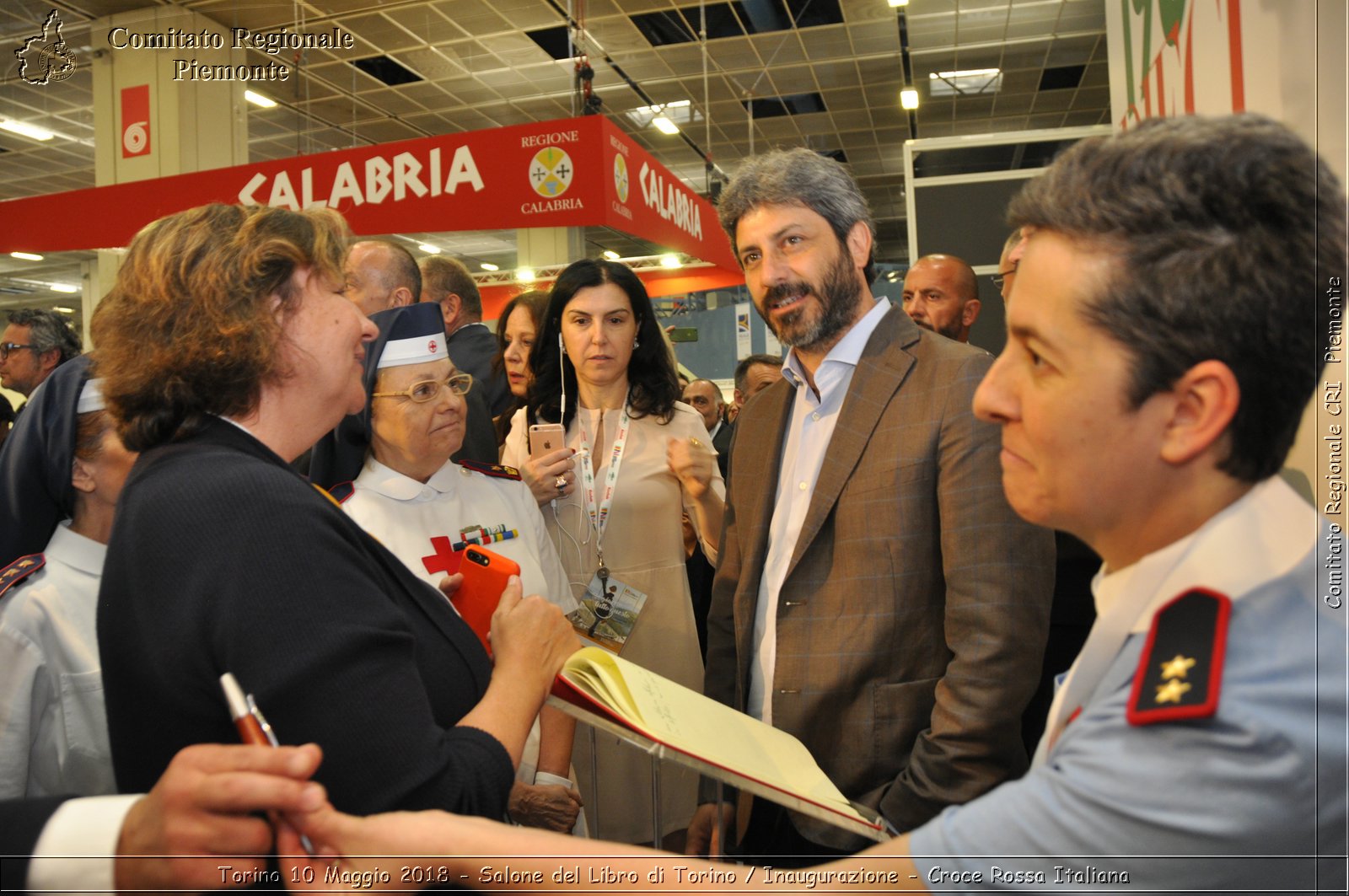 Torino 10 Maggio 2018 - Salone del Libro di Torino / Inaugurazione - Croce Rossa Italiana- Comitato Regionale del Piemonte