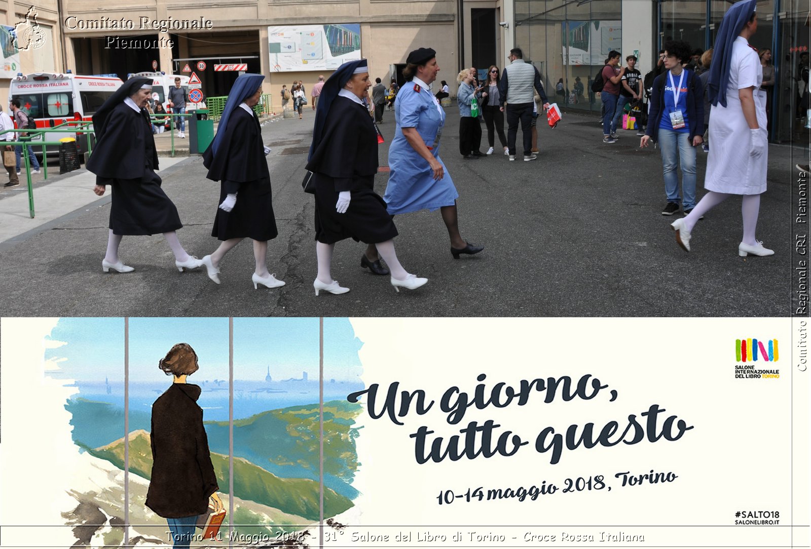 Torino 11 Maggio 2018 - 31 Salone del Libro di Torino - Croce Rossa Italiana- Comitato Regionale del Piemonte