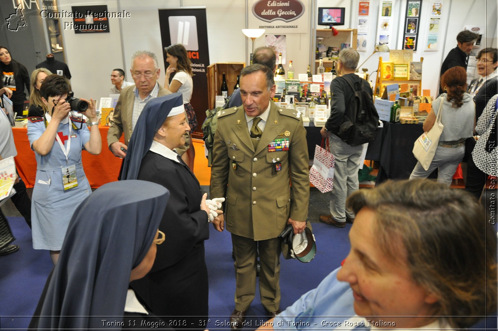 Torino 11 Maggio 2018 - 31 Salone del Libro di Torino - Croce Rossa Italiana- Comitato Regionale del Piemonte