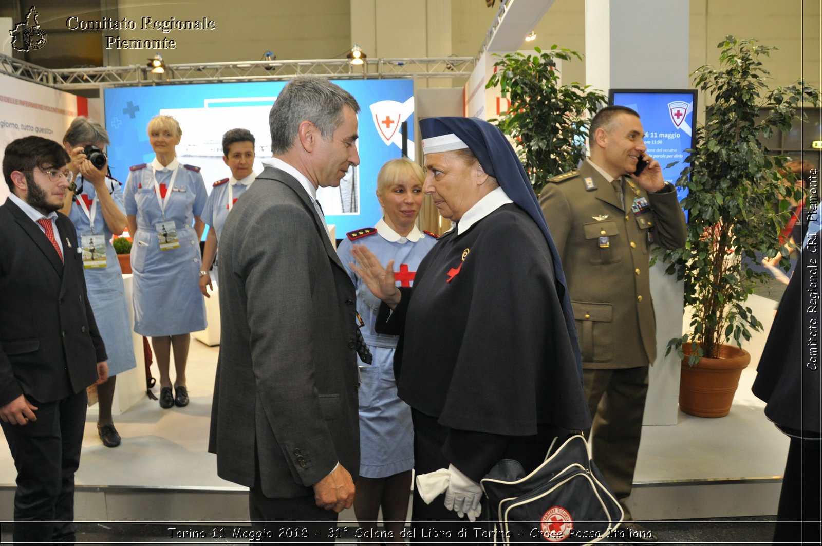 Torino 11 Maggio 2018 - 31 Salone del Libro di Torino - Croce Rossa Italiana- Comitato Regionale del Piemonte