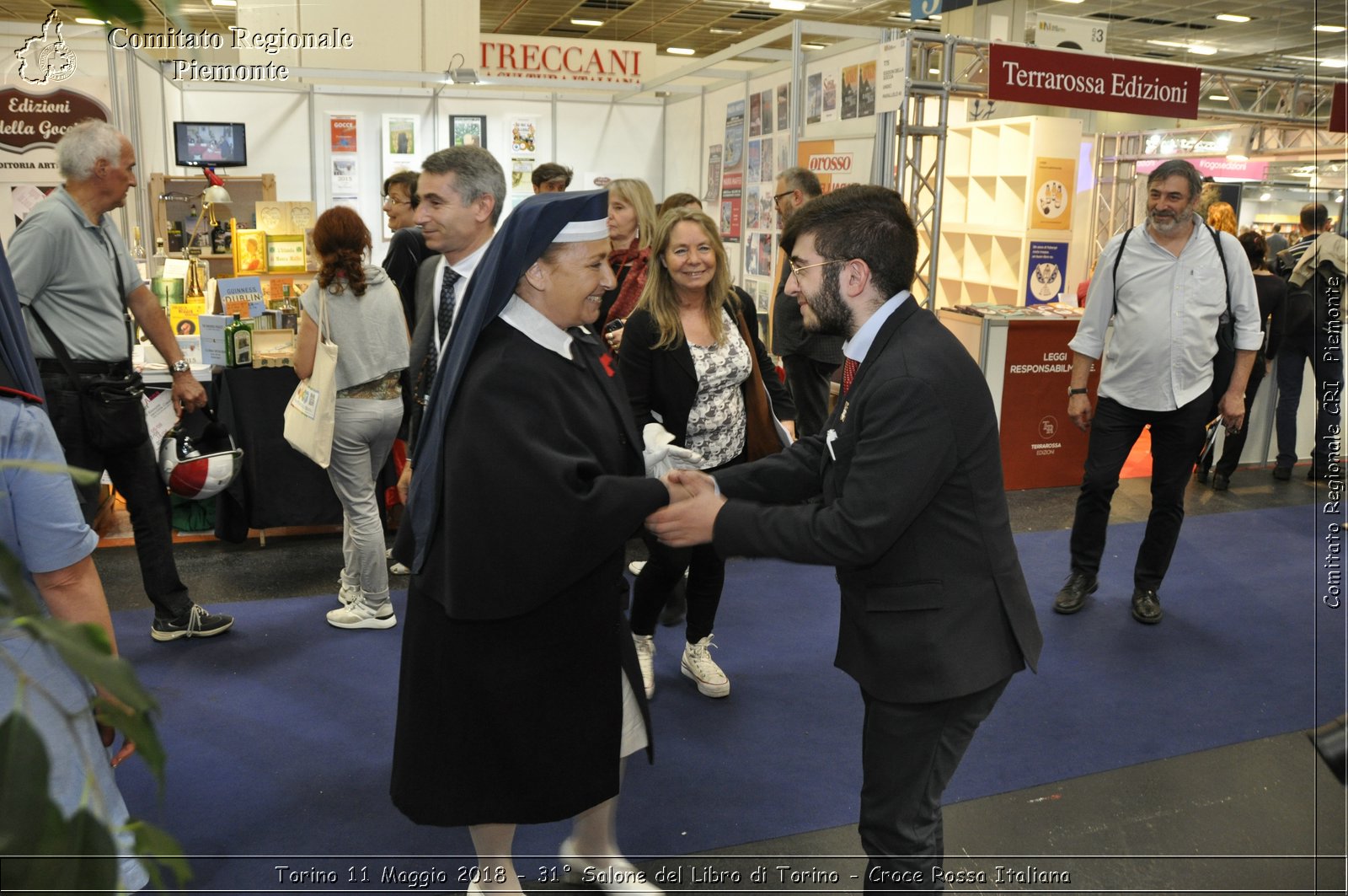 Torino 11 Maggio 2018 - 31 Salone del Libro di Torino - Croce Rossa Italiana- Comitato Regionale del Piemonte