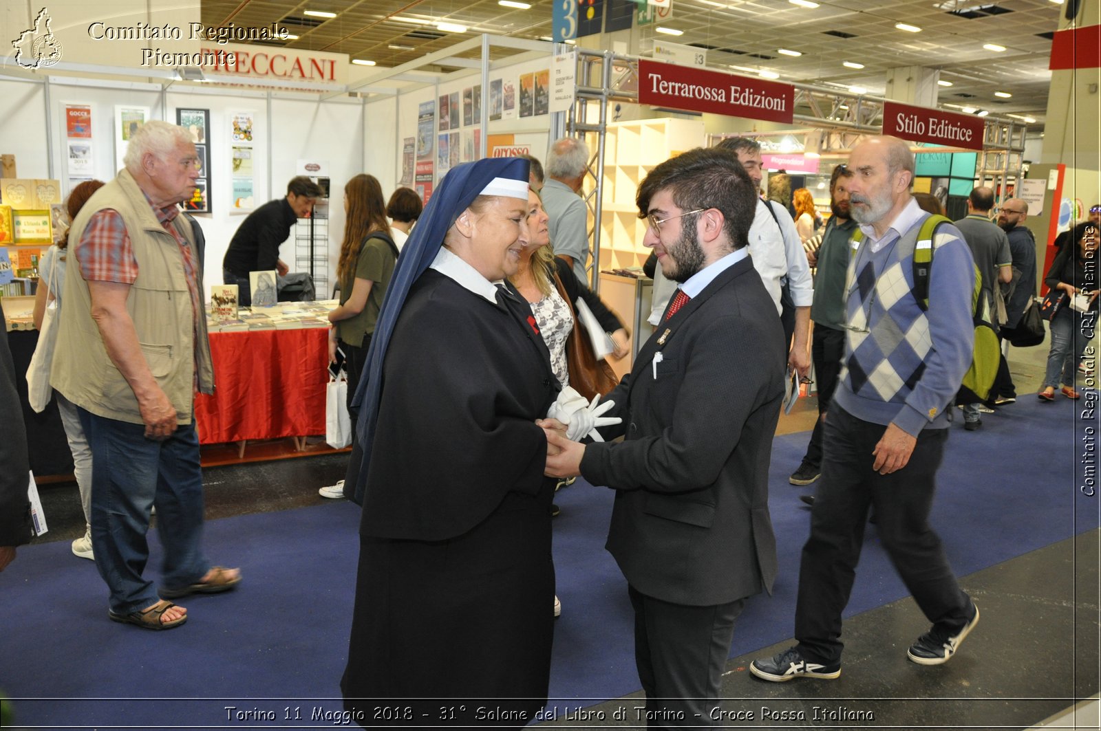 Torino 11 Maggio 2018 - 31 Salone del Libro di Torino - Croce Rossa Italiana- Comitato Regionale del Piemonte