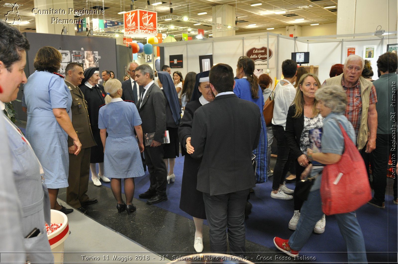 Torino 11 Maggio 2018 - 31 Salone del Libro di Torino - Croce Rossa Italiana- Comitato Regionale del Piemonte