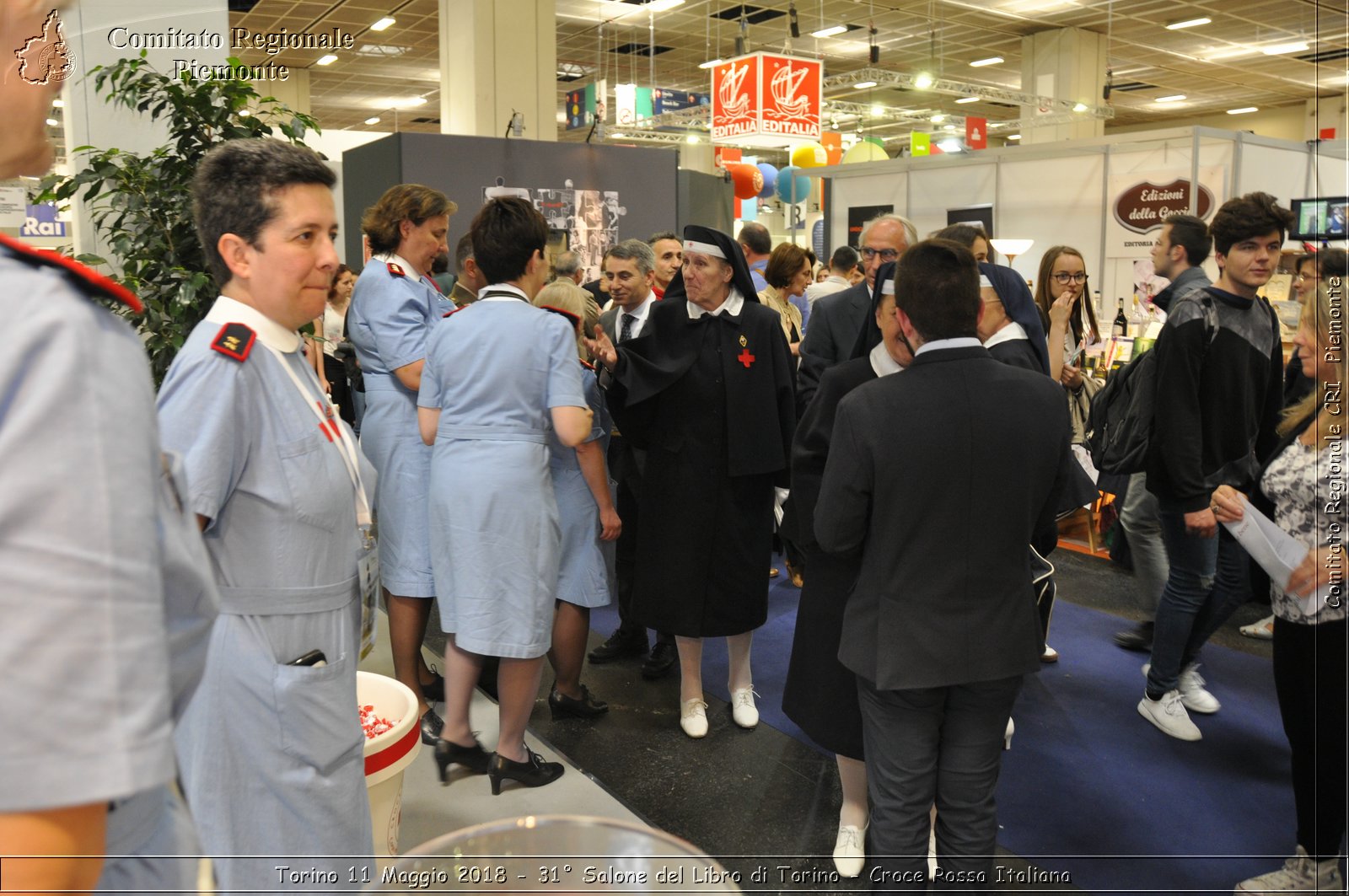 Torino 11 Maggio 2018 - 31 Salone del Libro di Torino - Croce Rossa Italiana- Comitato Regionale del Piemonte