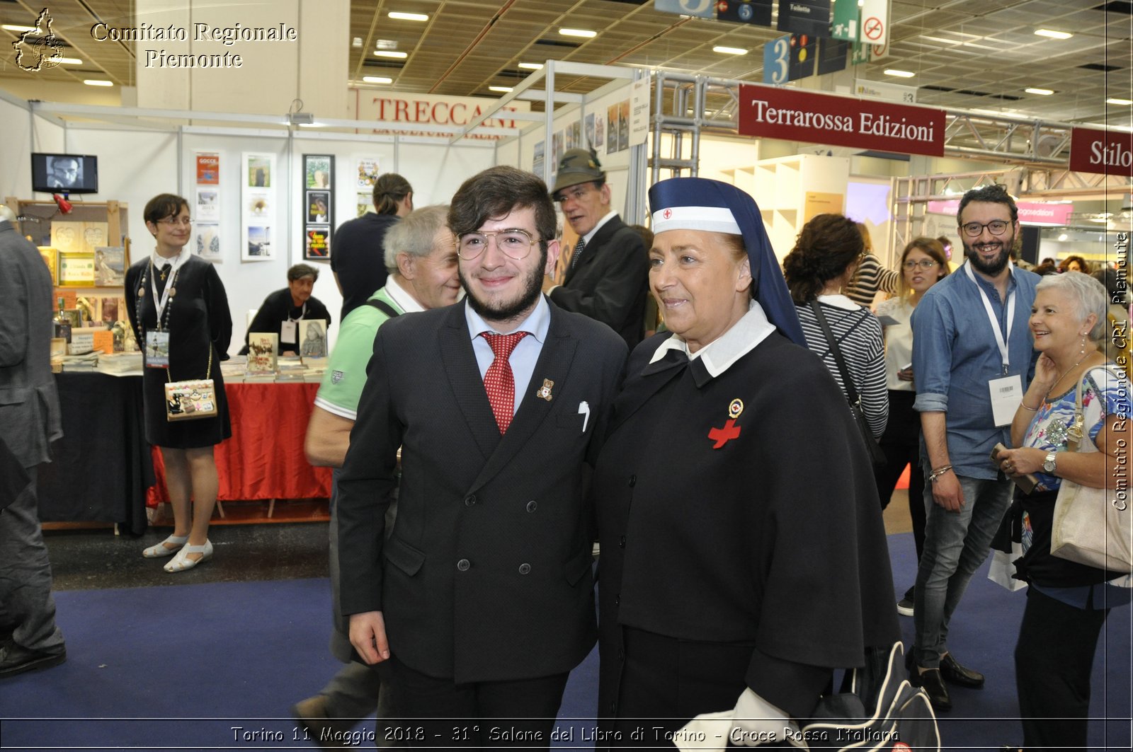 Torino 11 Maggio 2018 - 31 Salone del Libro di Torino - Croce Rossa Italiana- Comitato Regionale del Piemonte