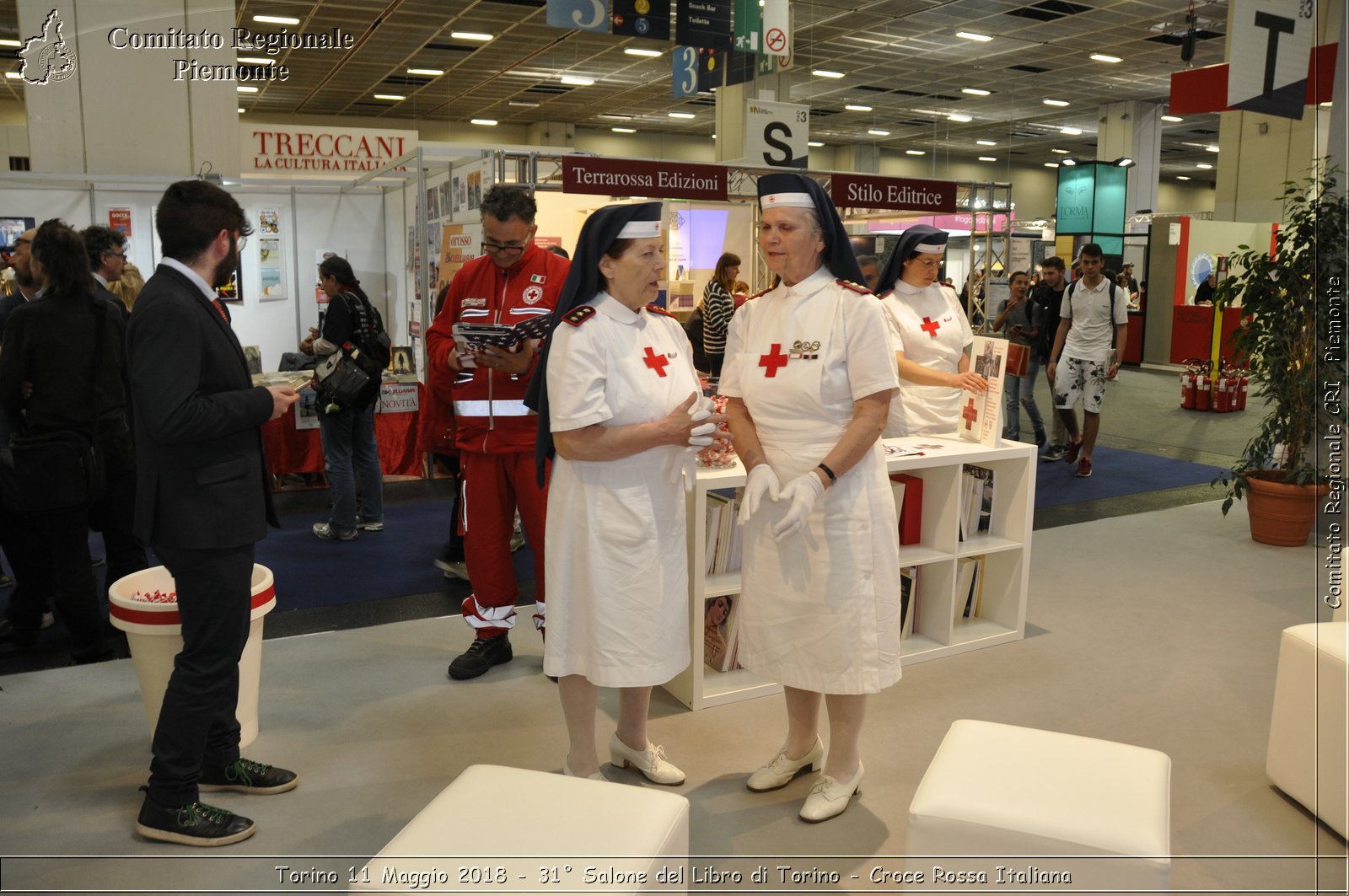 Torino 11 Maggio 2018 - 31 Salone del Libro di Torino - Croce Rossa Italiana- Comitato Regionale del Piemonte