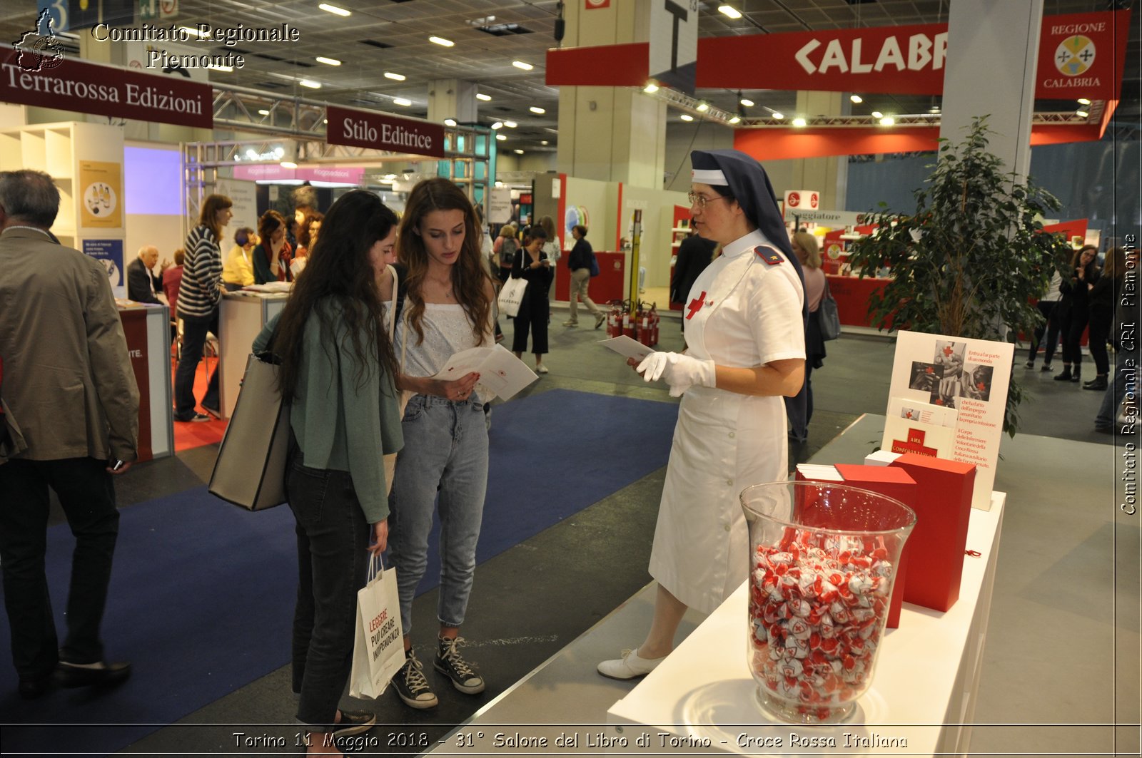 Torino 11 Maggio 2018 - 31 Salone del Libro di Torino - Croce Rossa Italiana- Comitato Regionale del Piemonte