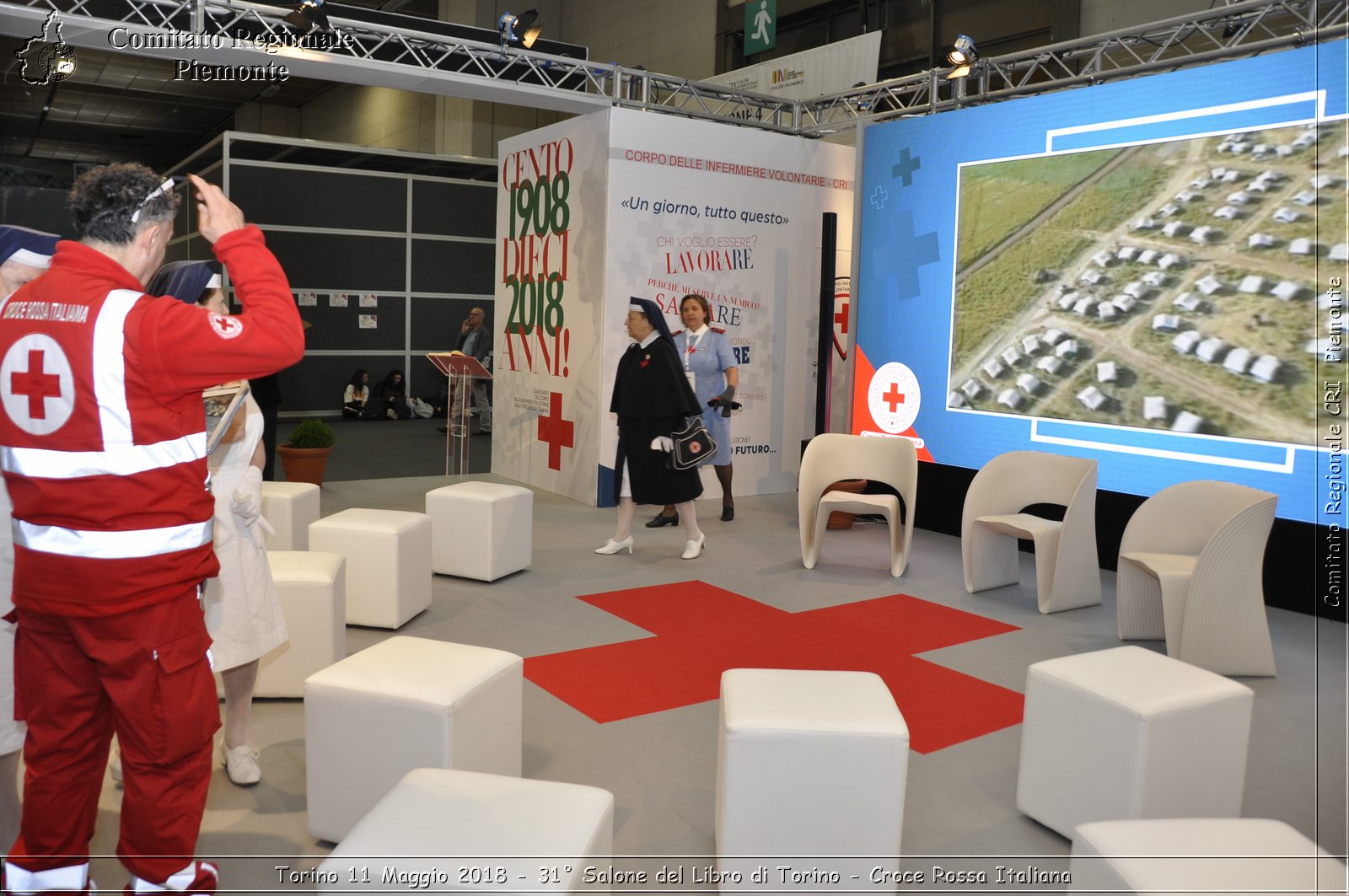 Torino 11 Maggio 2018 - 31 Salone del Libro di Torino - Croce Rossa Italiana- Comitato Regionale del Piemonte