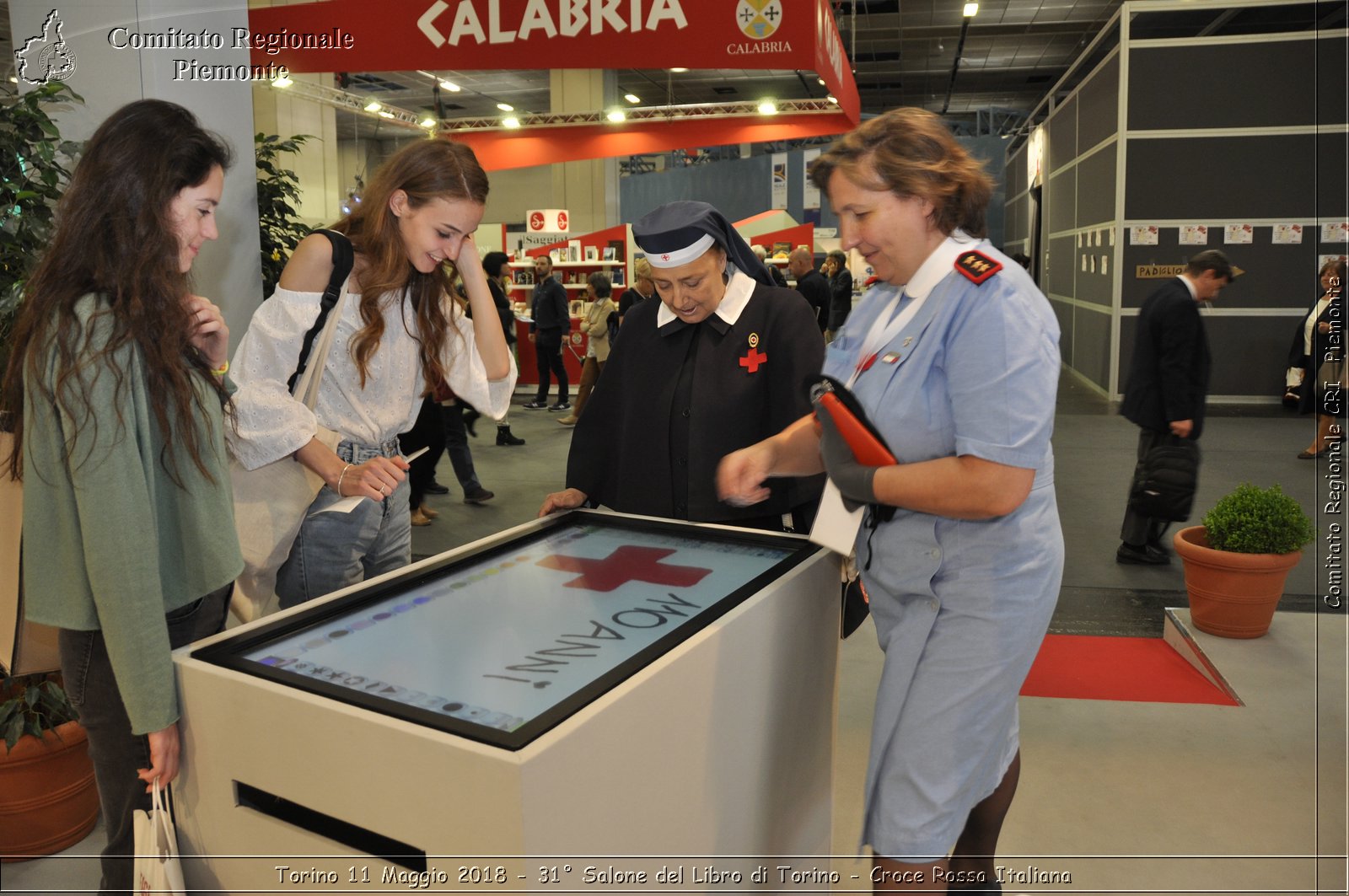 Torino 11 Maggio 2018 - 31 Salone del Libro di Torino - Croce Rossa Italiana- Comitato Regionale del Piemonte