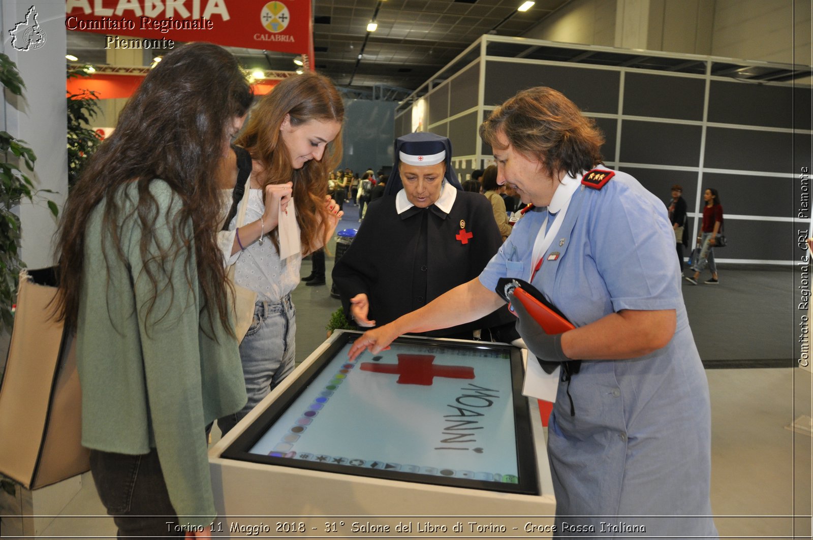 Torino 11 Maggio 2018 - 31 Salone del Libro di Torino - Croce Rossa Italiana- Comitato Regionale del Piemonte