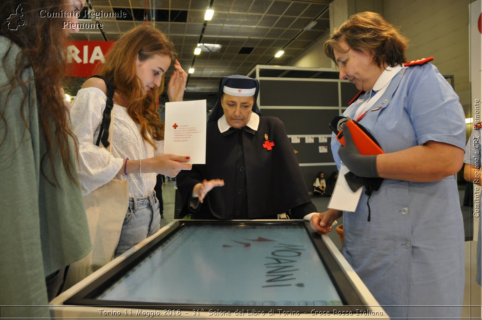 Torino 11 Maggio 2018 - 31 Salone del Libro di Torino - Croce Rossa Italiana- Comitato Regionale del Piemonte