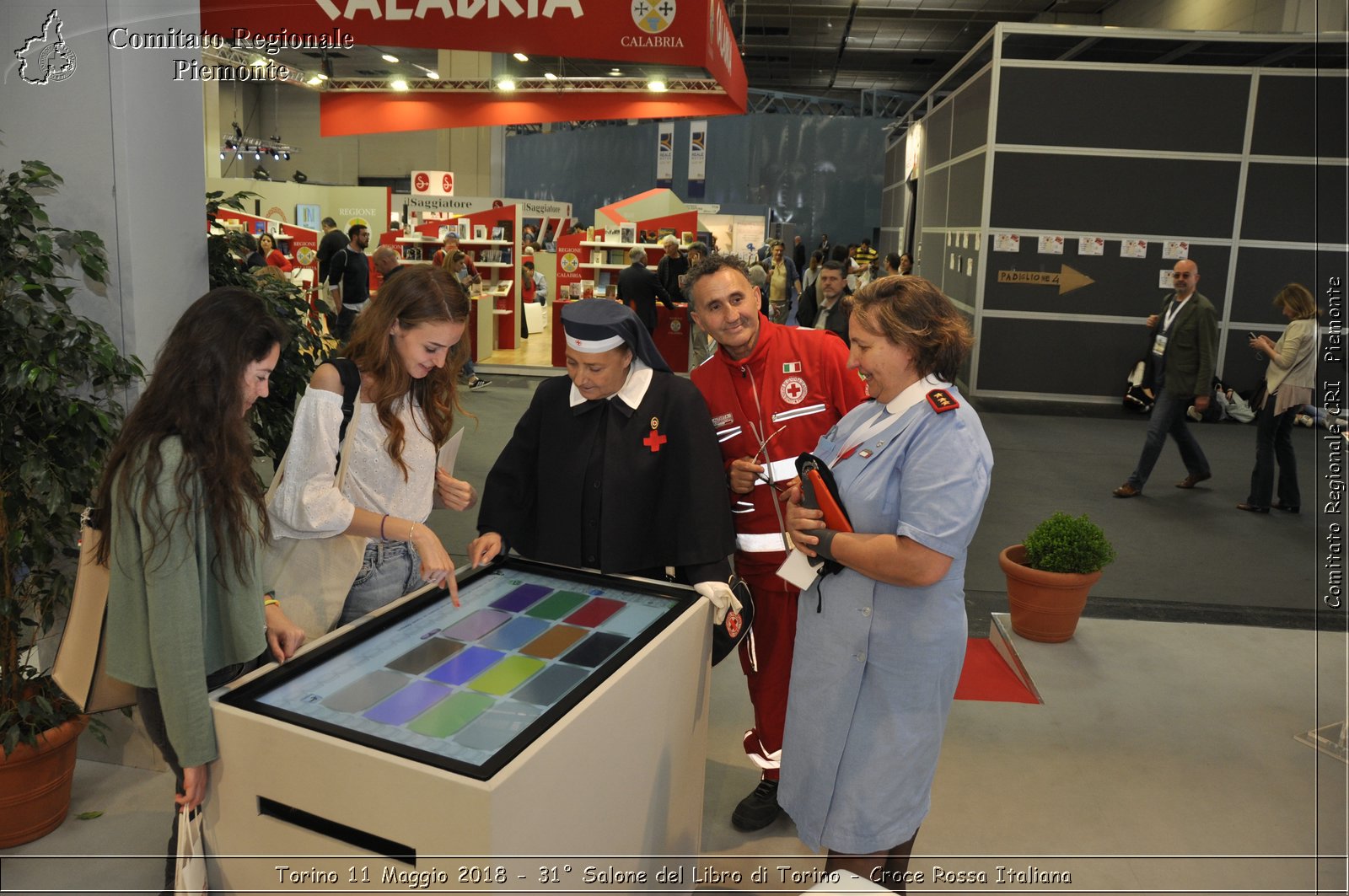 Torino 11 Maggio 2018 - 31 Salone del Libro di Torino - Croce Rossa Italiana- Comitato Regionale del Piemonte