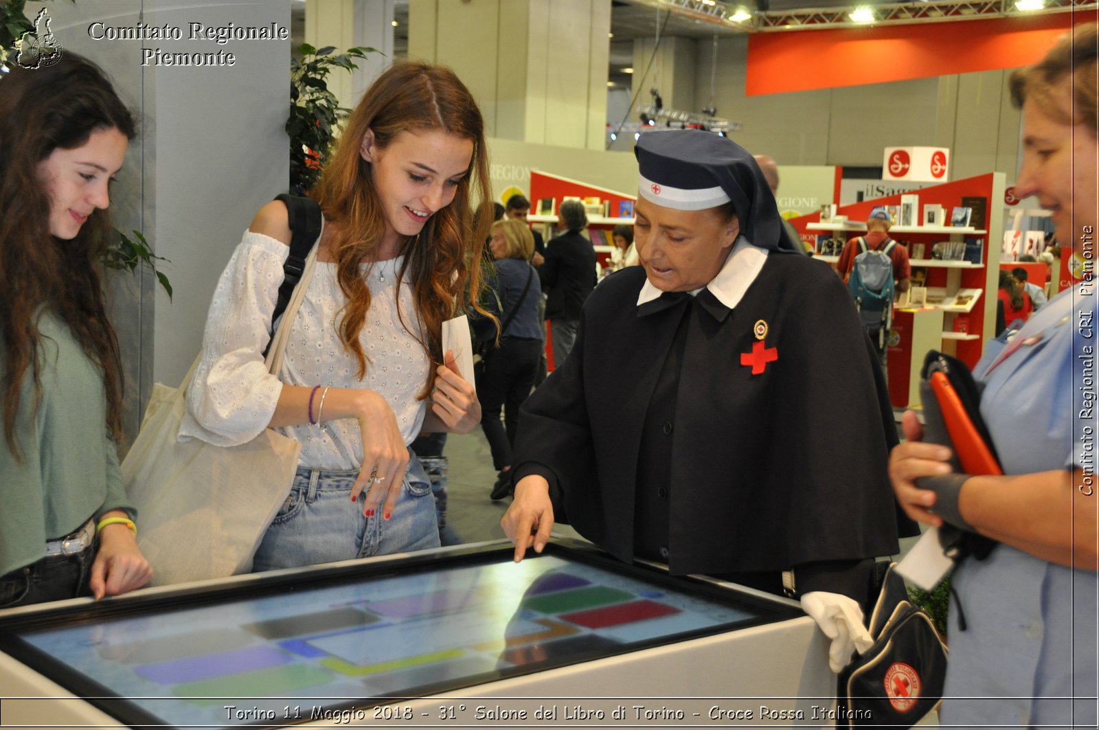 Torino 11 Maggio 2018 - 31 Salone del Libro di Torino - Croce Rossa Italiana- Comitato Regionale del Piemonte