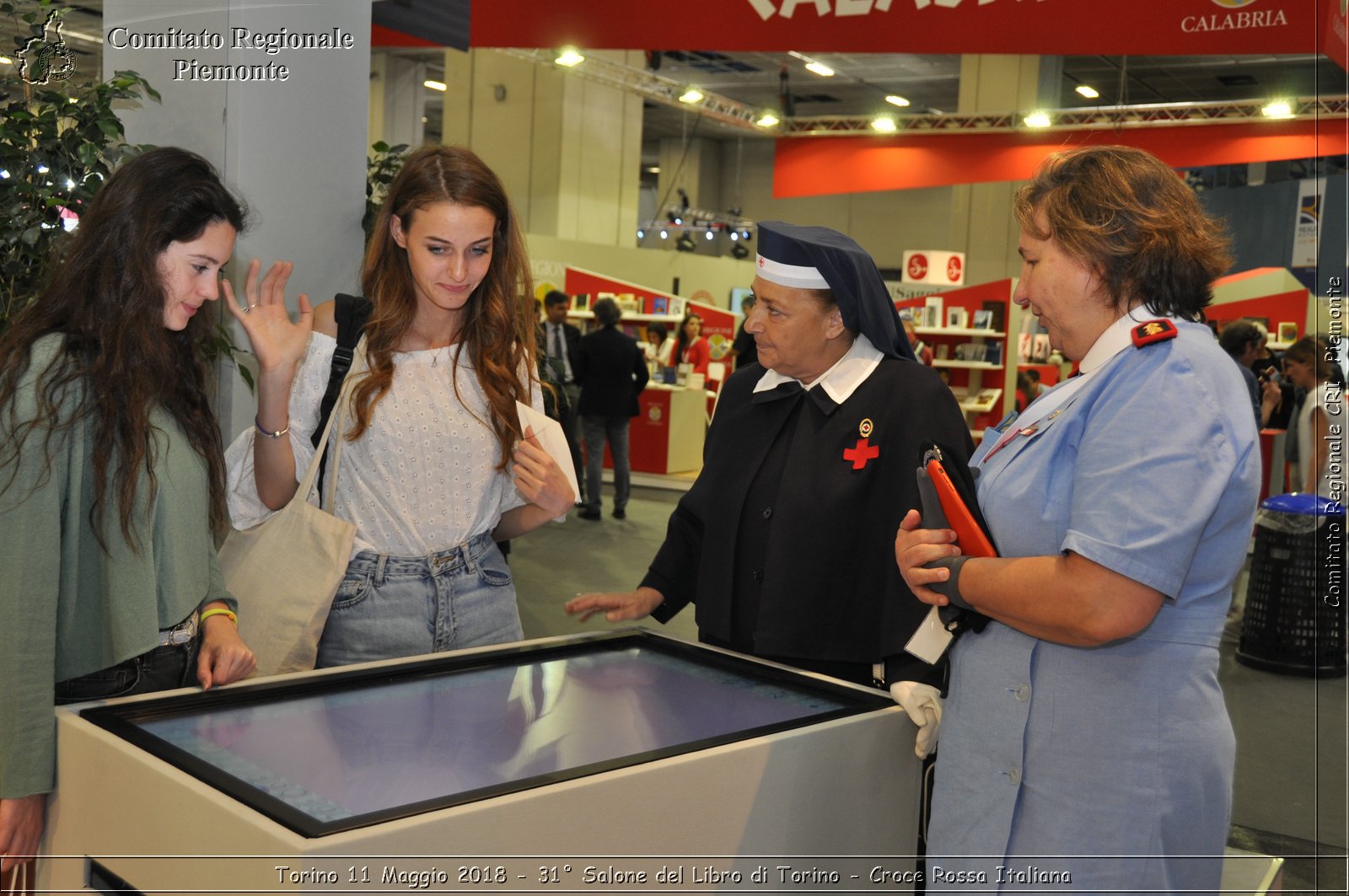 Torino 11 Maggio 2018 - 31 Salone del Libro di Torino - Croce Rossa Italiana- Comitato Regionale del Piemonte