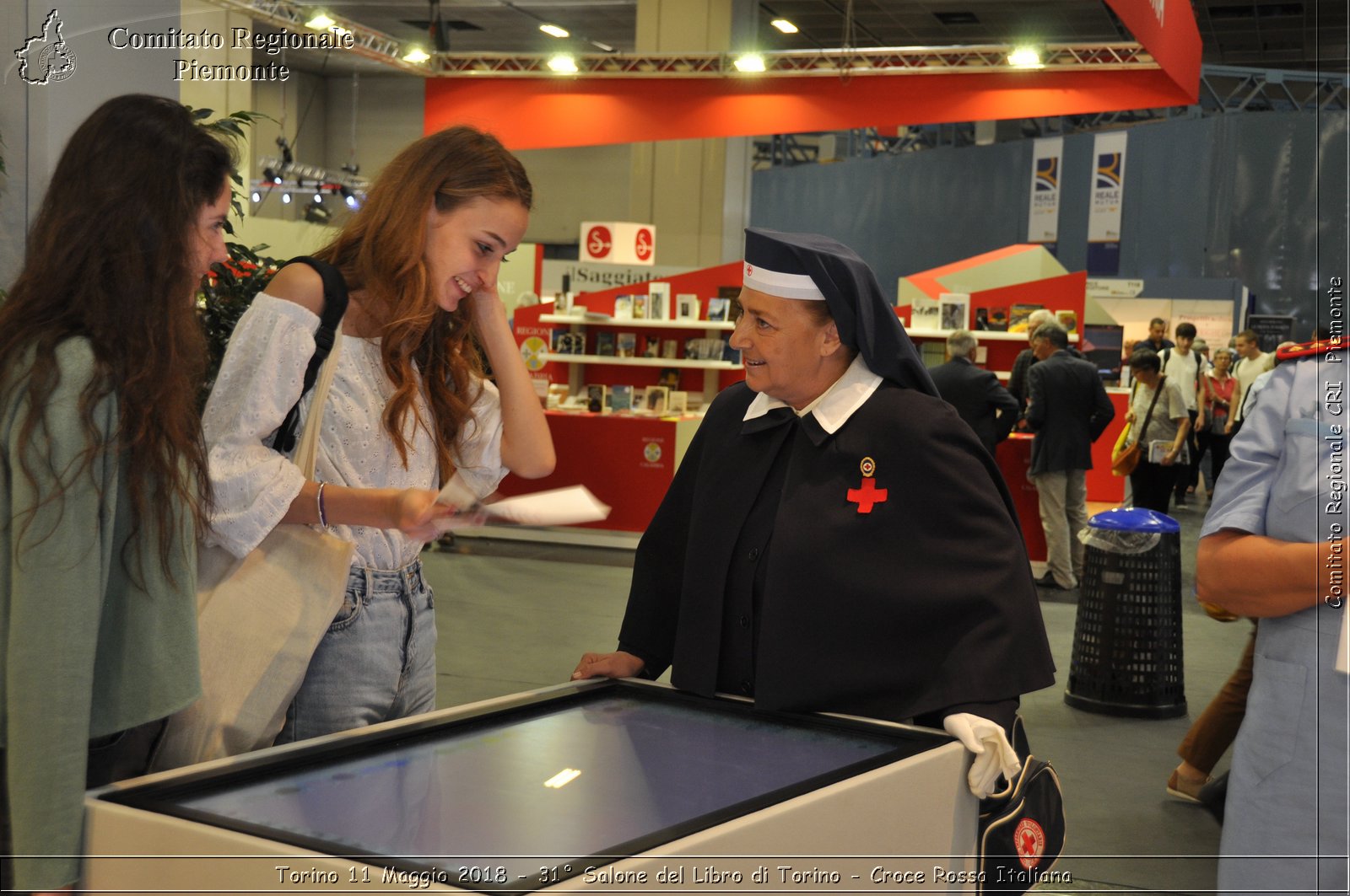 Torino 11 Maggio 2018 - 31 Salone del Libro di Torino - Croce Rossa Italiana- Comitato Regionale del Piemonte