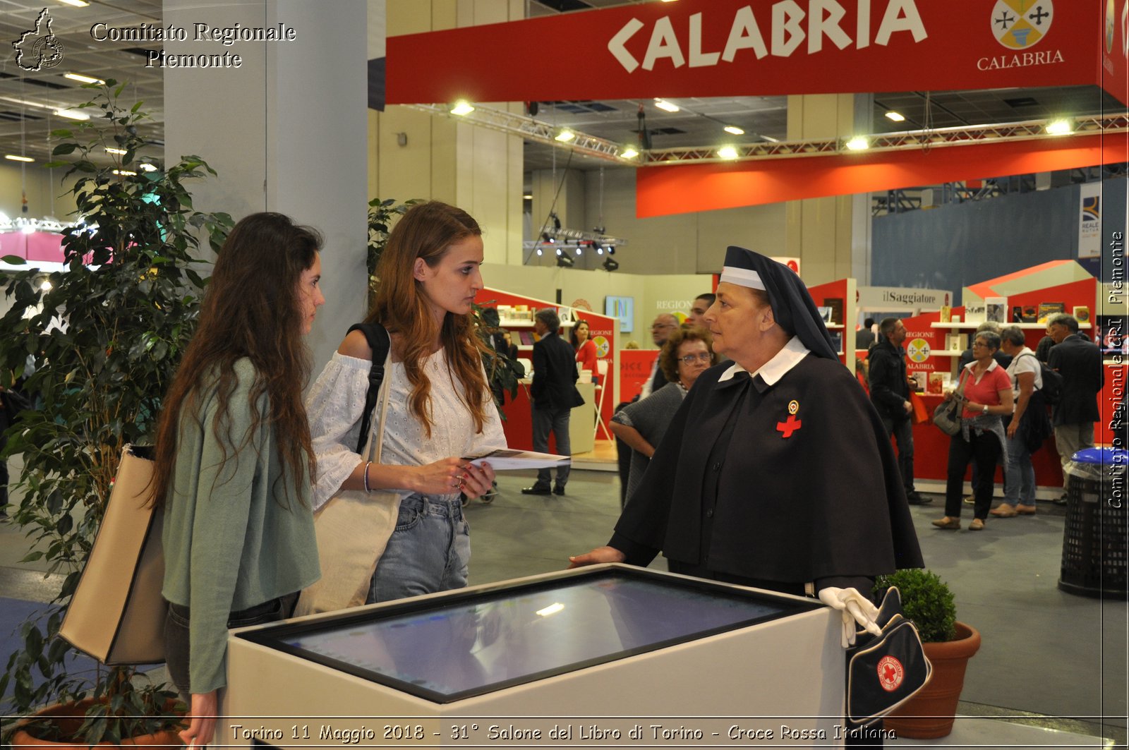 Torino 11 Maggio 2018 - 31 Salone del Libro di Torino - Croce Rossa Italiana- Comitato Regionale del Piemonte