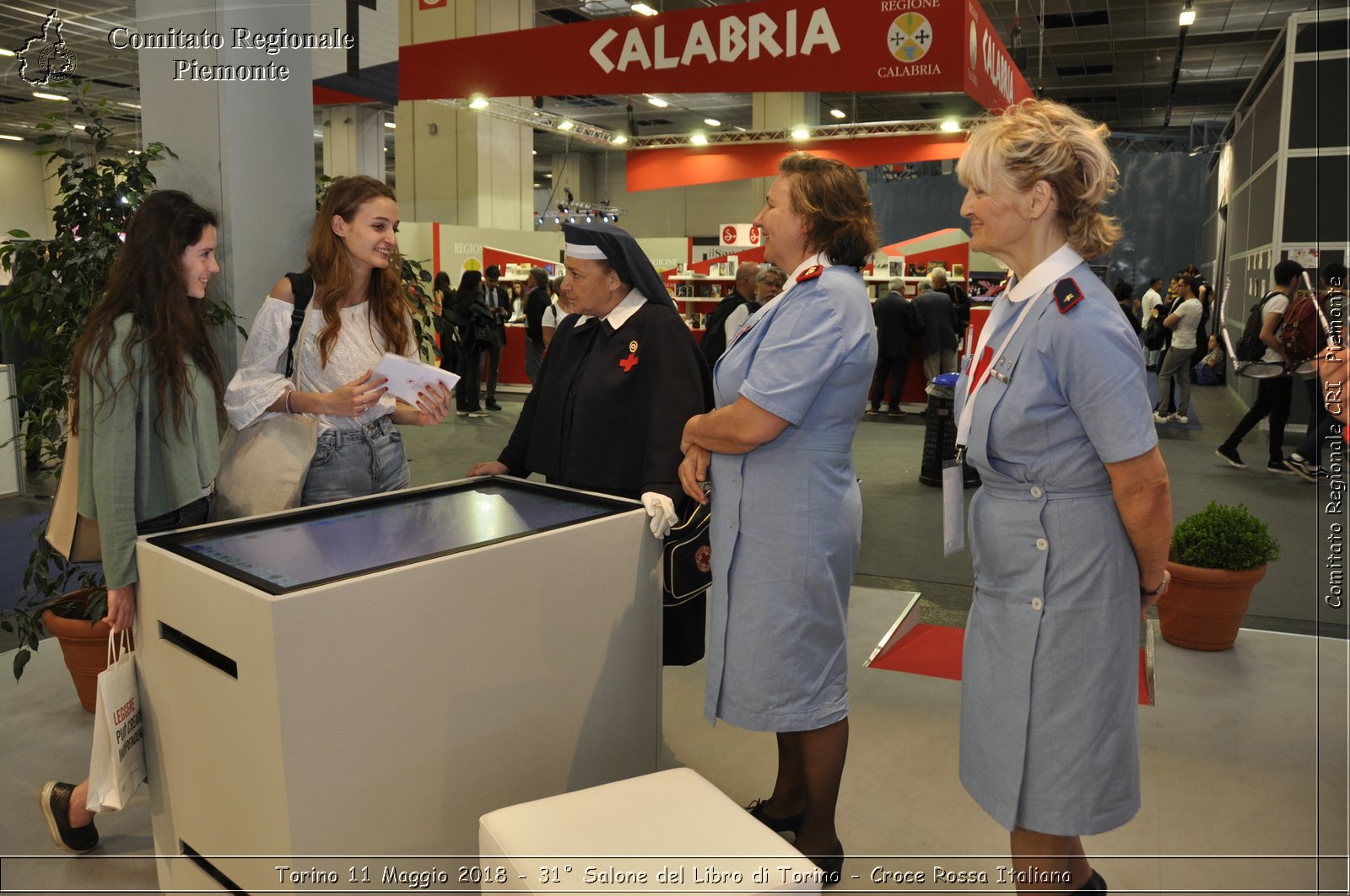 Torino 11 Maggio 2018 - 31 Salone del Libro di Torino - Croce Rossa Italiana- Comitato Regionale del Piemonte