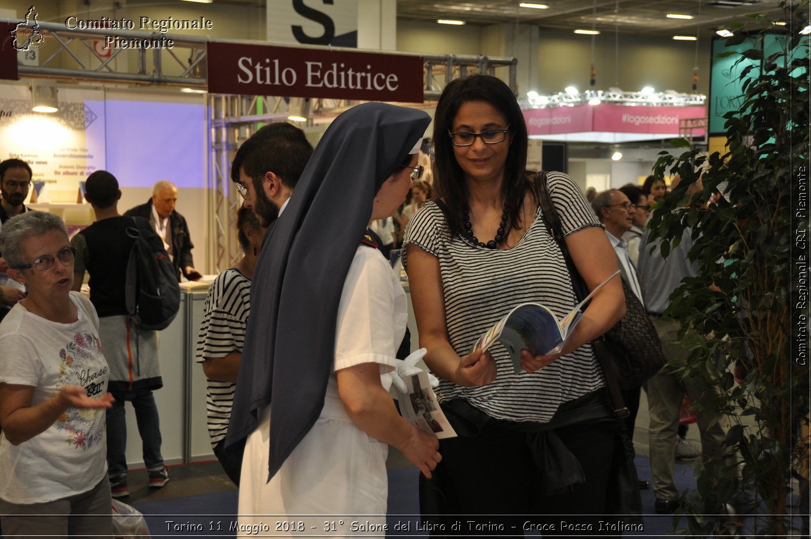 Torino 11 Maggio 2018 - 31 Salone del Libro di Torino - Croce Rossa Italiana- Comitato Regionale del Piemonte