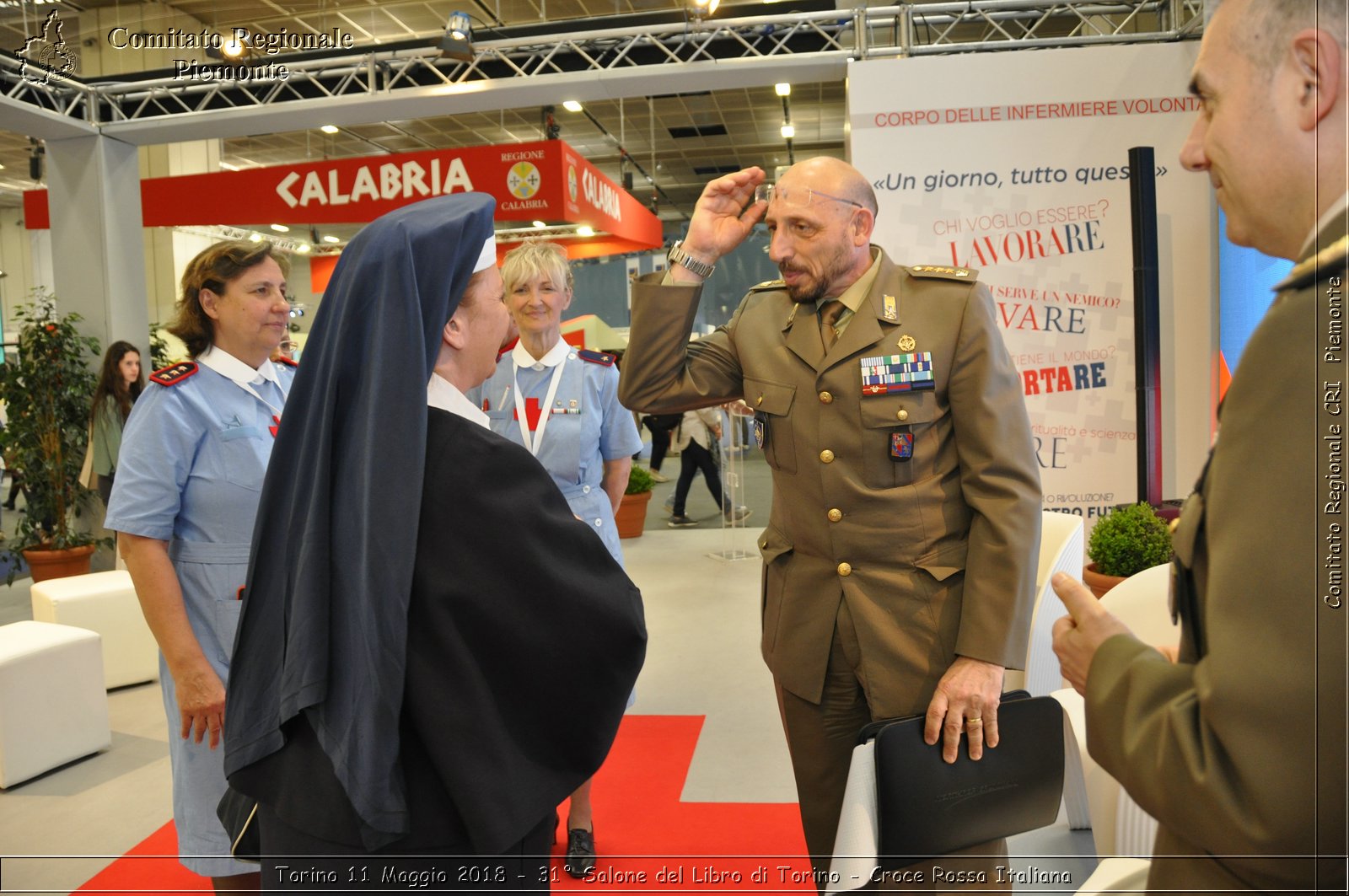 Torino 11 Maggio 2018 - 31 Salone del Libro di Torino - Croce Rossa Italiana- Comitato Regionale del Piemonte