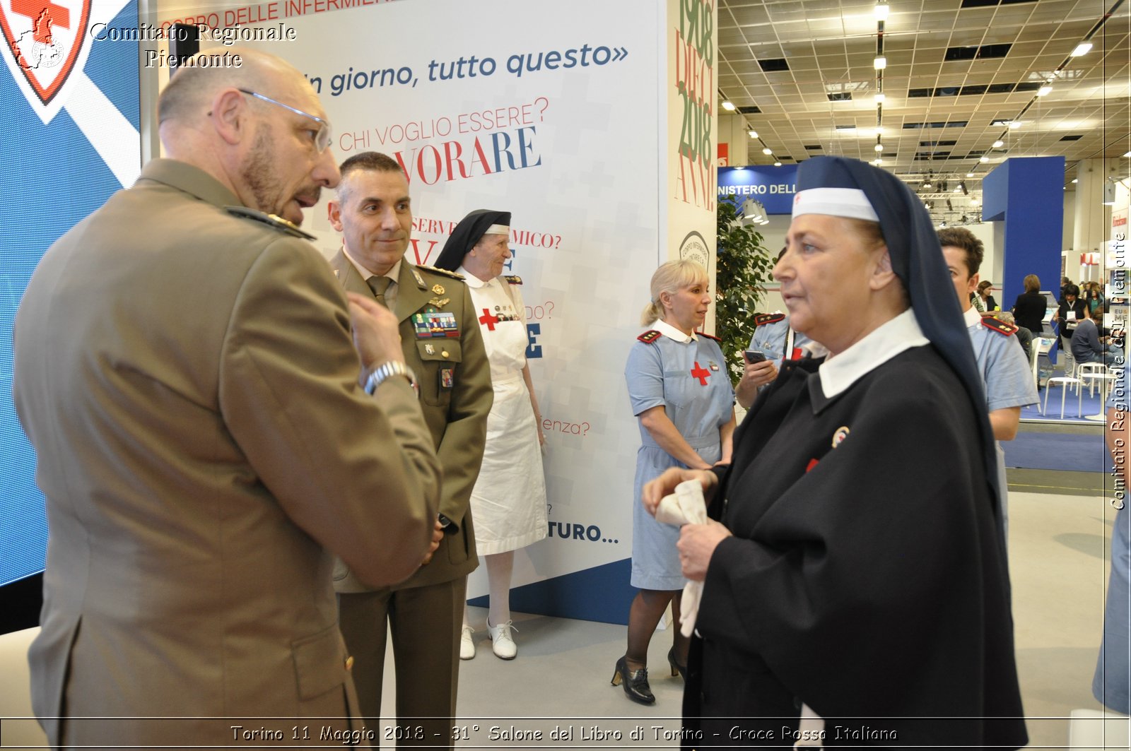 Torino 11 Maggio 2018 - 31 Salone del Libro di Torino - Croce Rossa Italiana- Comitato Regionale del Piemonte