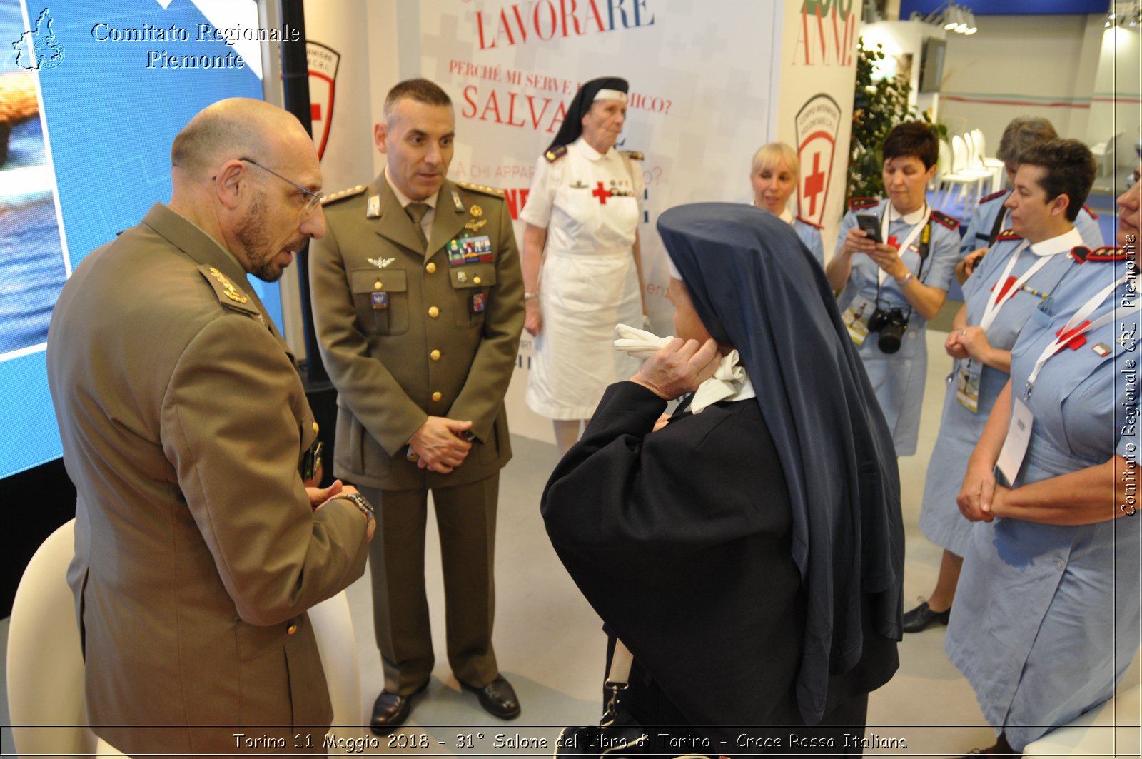 Torino 11 Maggio 2018 - 31 Salone del Libro di Torino - Croce Rossa Italiana- Comitato Regionale del Piemonte