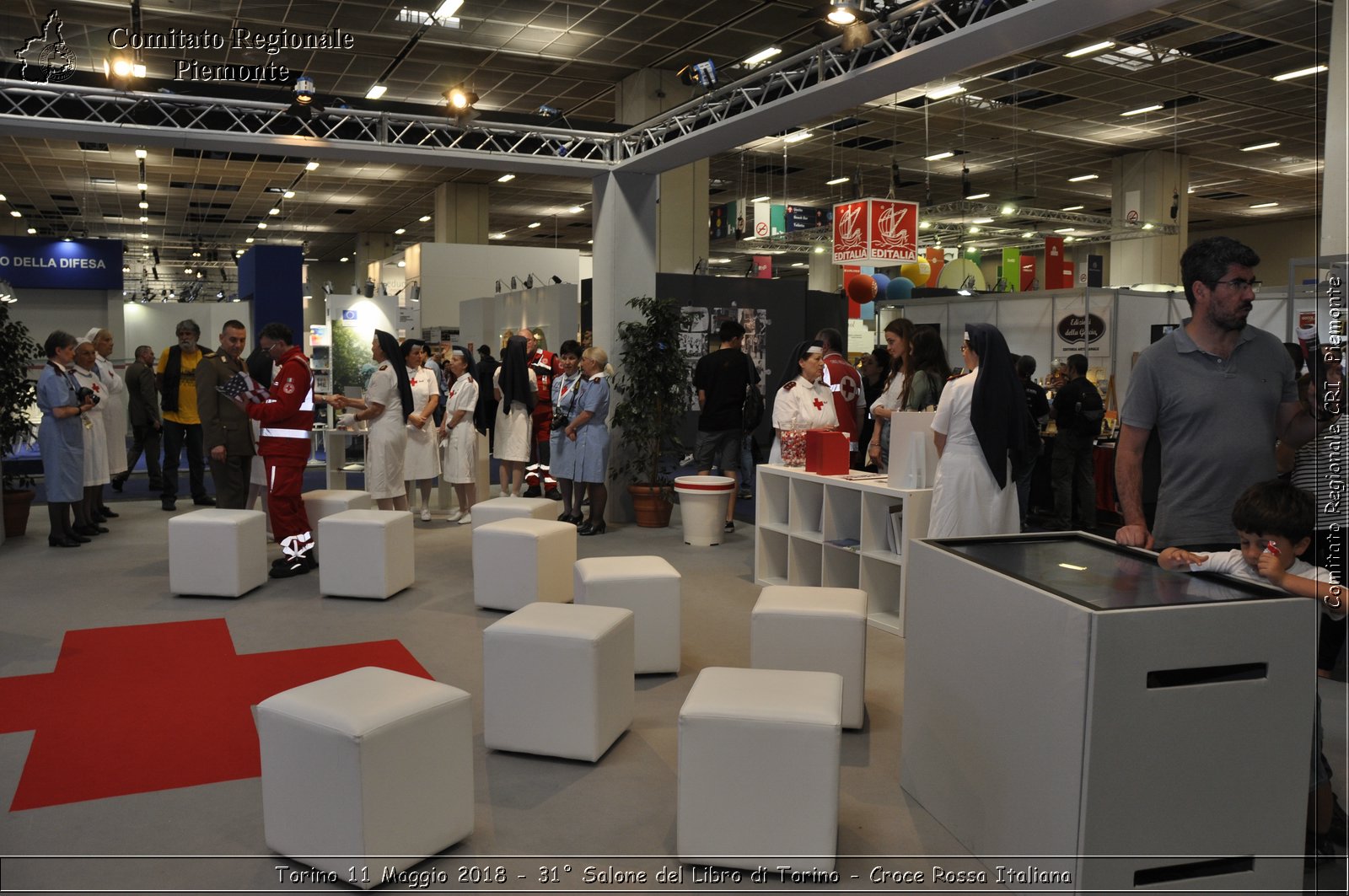 Torino 11 Maggio 2018 - 31 Salone del Libro di Torino - Croce Rossa Italiana- Comitato Regionale del Piemonte