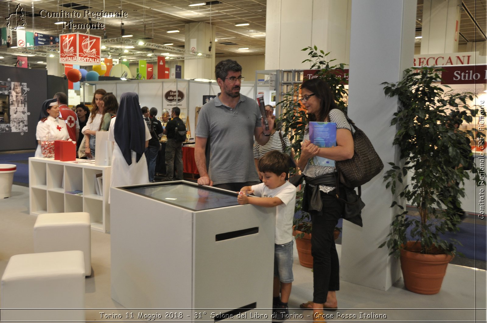 Torino 11 Maggio 2018 - 31 Salone del Libro di Torino - Croce Rossa Italiana- Comitato Regionale del Piemonte