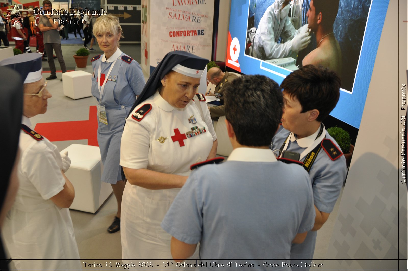 Torino 11 Maggio 2018 - 31 Salone del Libro di Torino - Croce Rossa Italiana- Comitato Regionale del Piemonte