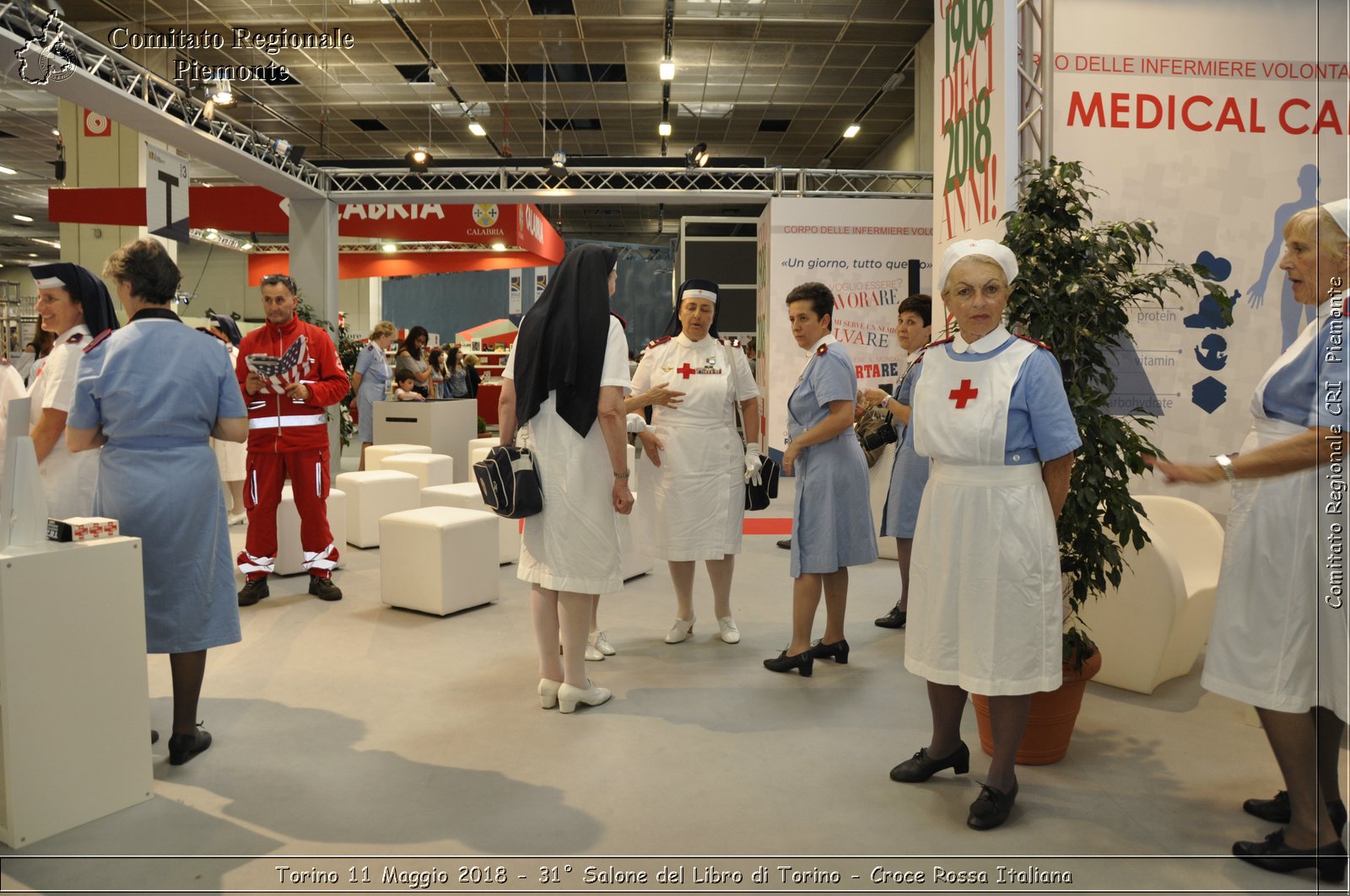 Torino 11 Maggio 2018 - 31 Salone del Libro di Torino - Croce Rossa Italiana- Comitato Regionale del Piemonte