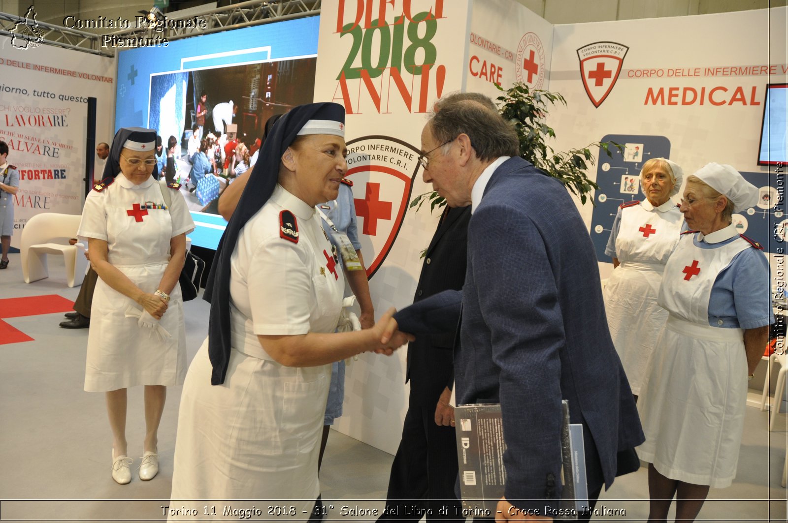 Torino 11 Maggio 2018 - 31 Salone del Libro di Torino - Croce Rossa Italiana- Comitato Regionale del Piemonte