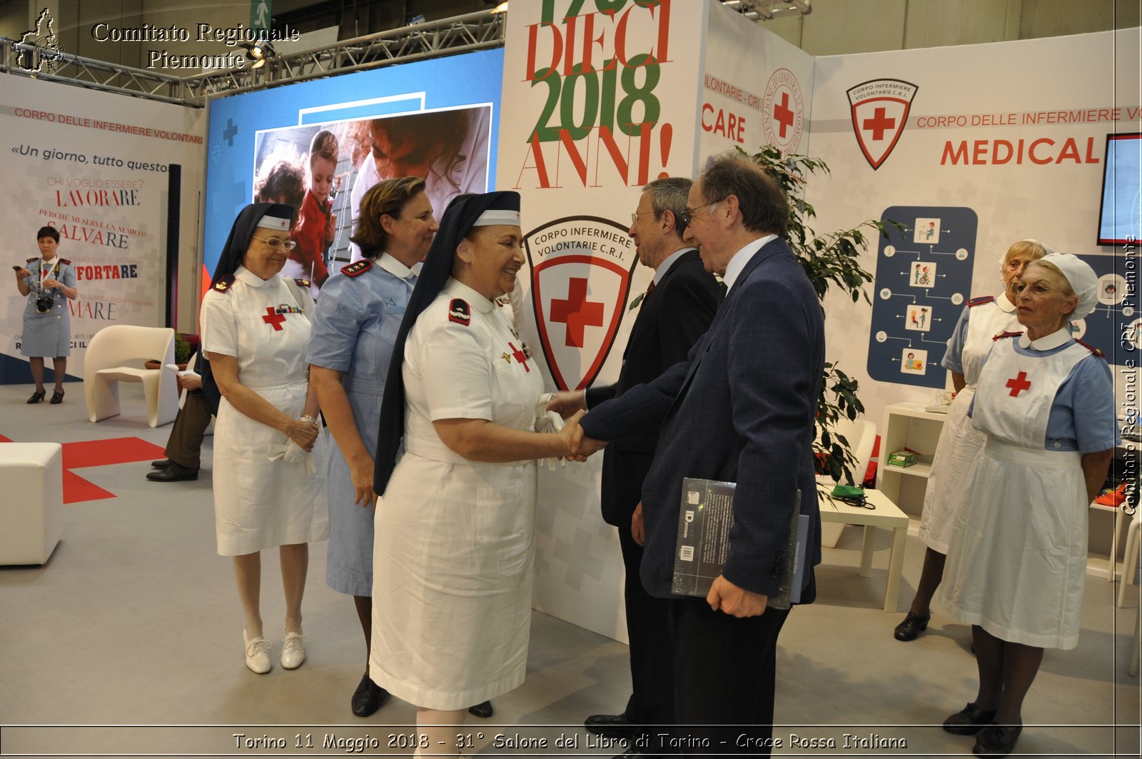 Torino 11 Maggio 2018 - 31 Salone del Libro di Torino - Croce Rossa Italiana- Comitato Regionale del Piemonte