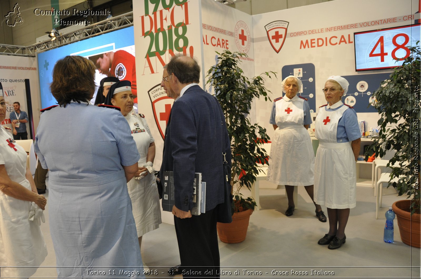 Torino 11 Maggio 2018 - 31 Salone del Libro di Torino - Croce Rossa Italiana- Comitato Regionale del Piemonte