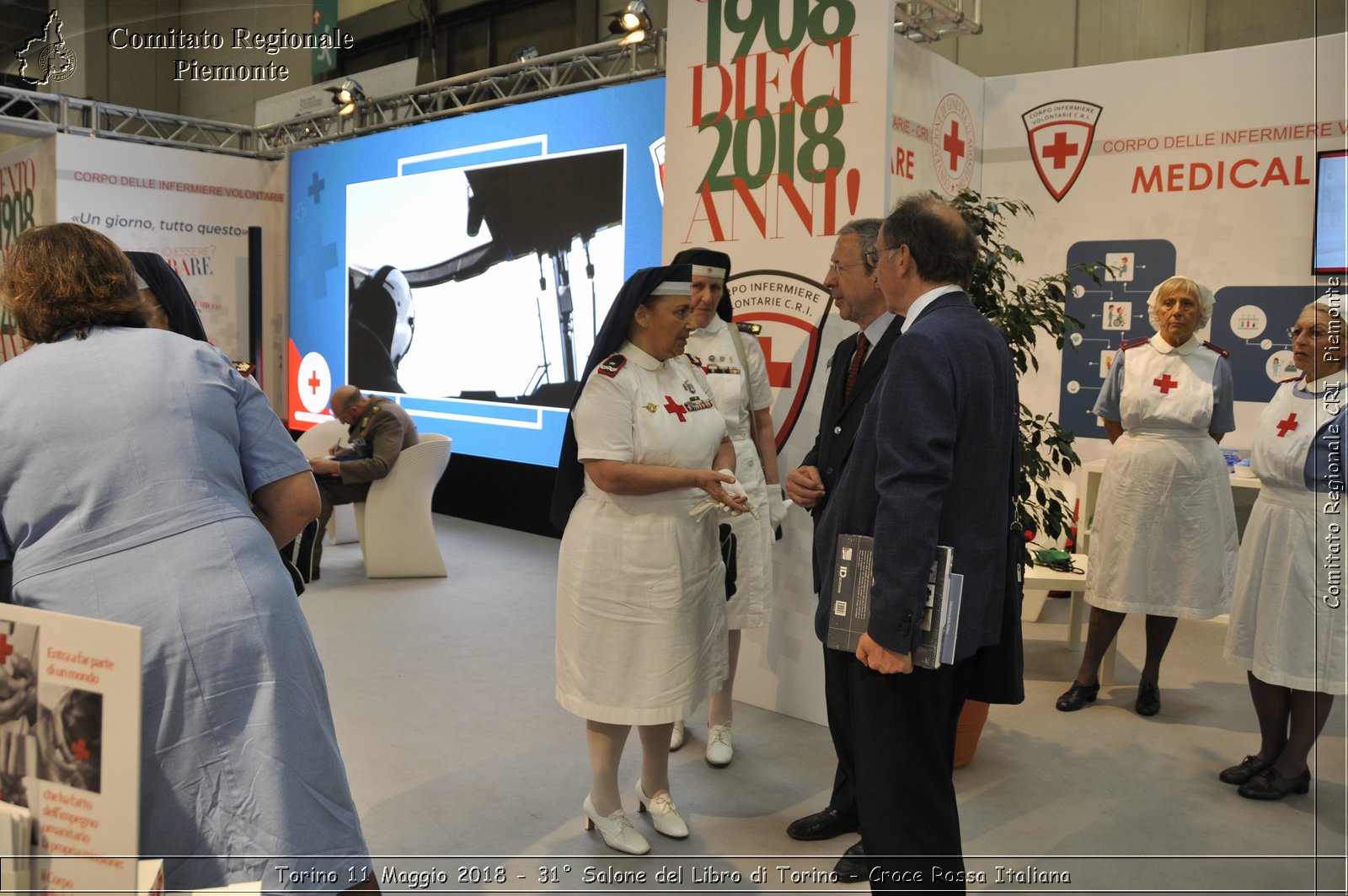 Torino 11 Maggio 2018 - 31 Salone del Libro di Torino - Croce Rossa Italiana- Comitato Regionale del Piemonte