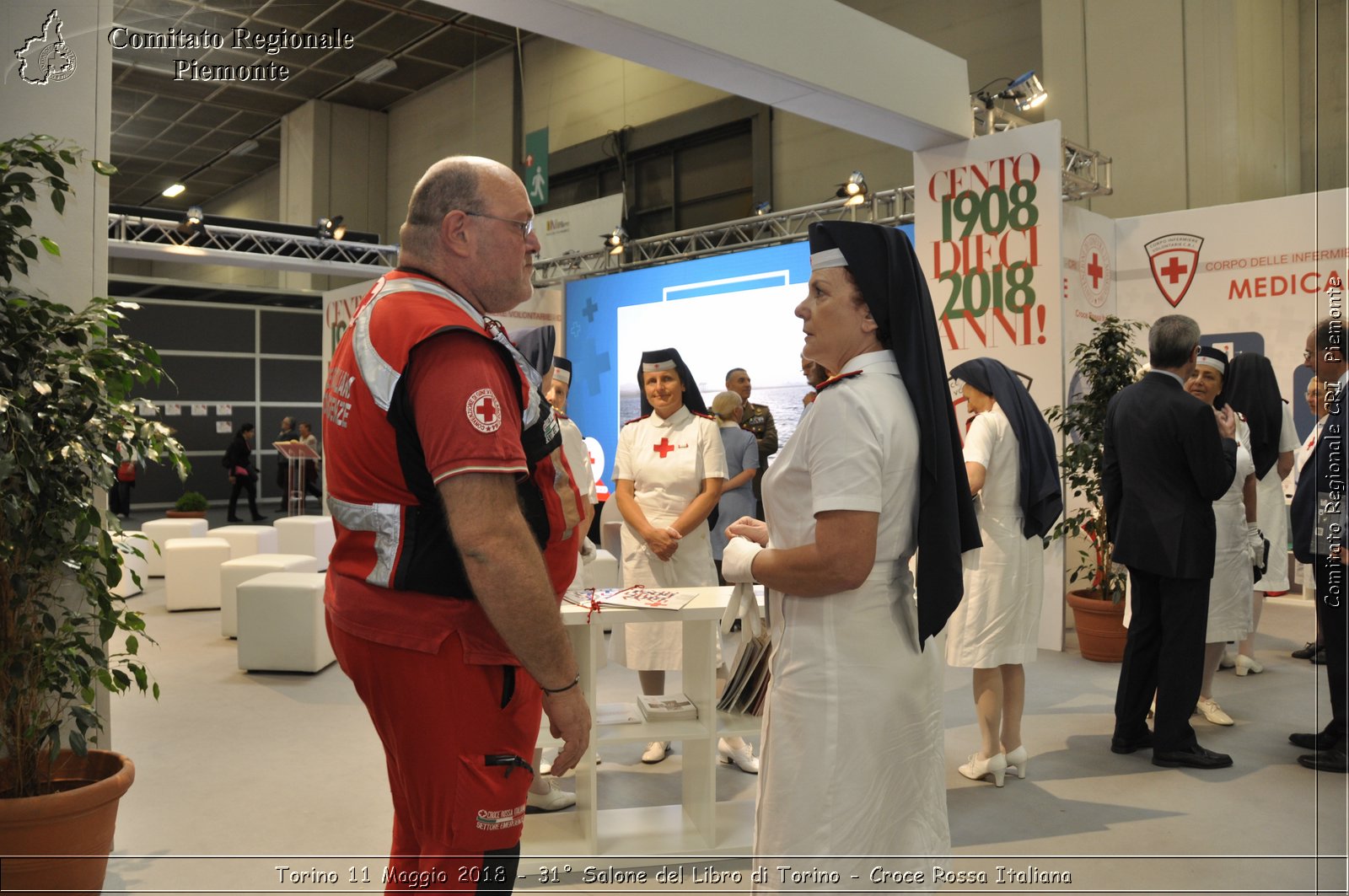 Torino 11 Maggio 2018 - 31 Salone del Libro di Torino - Croce Rossa Italiana- Comitato Regionale del Piemonte