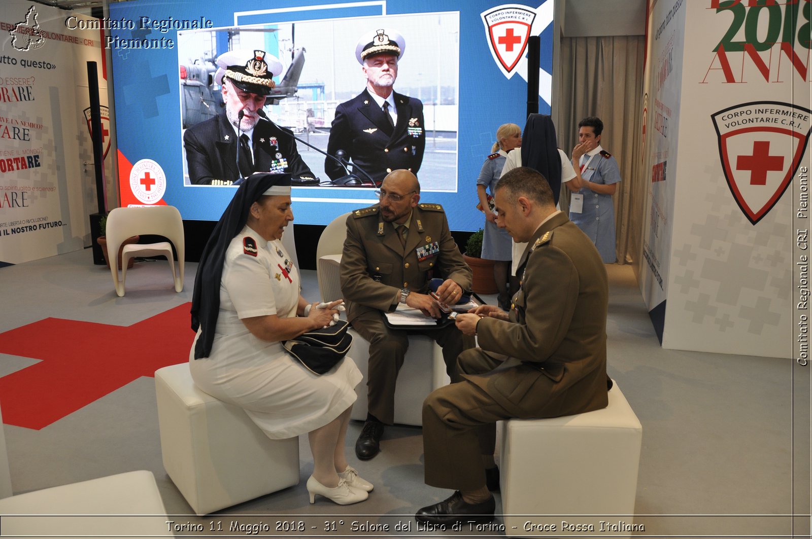 Torino 11 Maggio 2018 - 31 Salone del Libro di Torino - Croce Rossa Italiana- Comitato Regionale del Piemonte