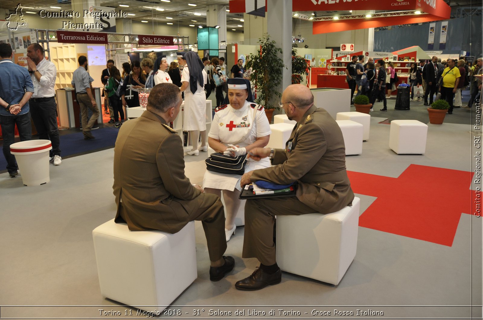 Torino 11 Maggio 2018 - 31 Salone del Libro di Torino - Croce Rossa Italiana- Comitato Regionale del Piemonte