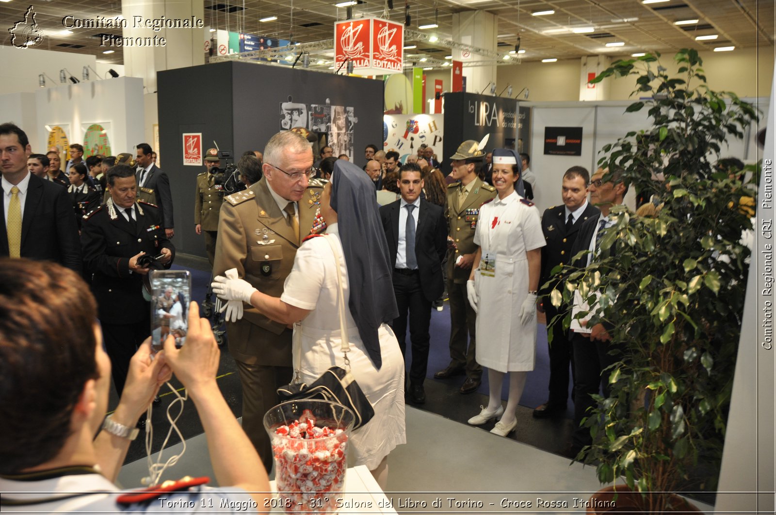 Torino 11 Maggio 2018 - 31 Salone del Libro di Torino - Croce Rossa Italiana- Comitato Regionale del Piemonte