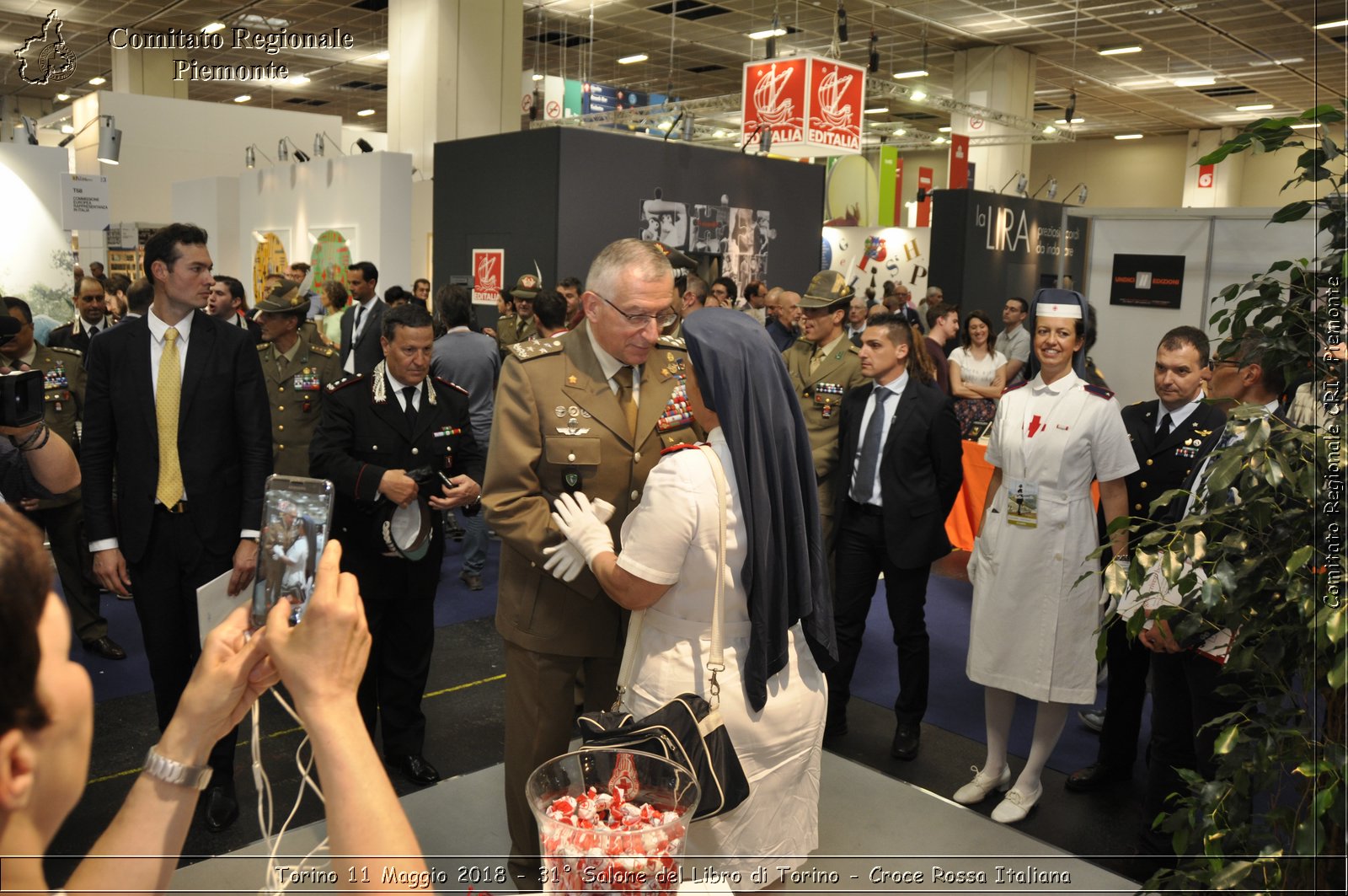 Torino 11 Maggio 2018 - 31 Salone del Libro di Torino - Croce Rossa Italiana- Comitato Regionale del Piemonte