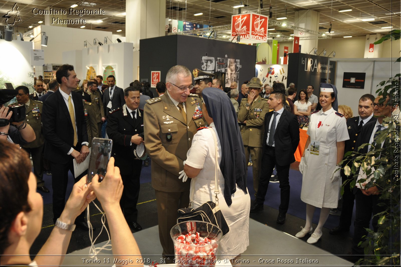 Torino 11 Maggio 2018 - 31 Salone del Libro di Torino - Croce Rossa Italiana- Comitato Regionale del Piemonte