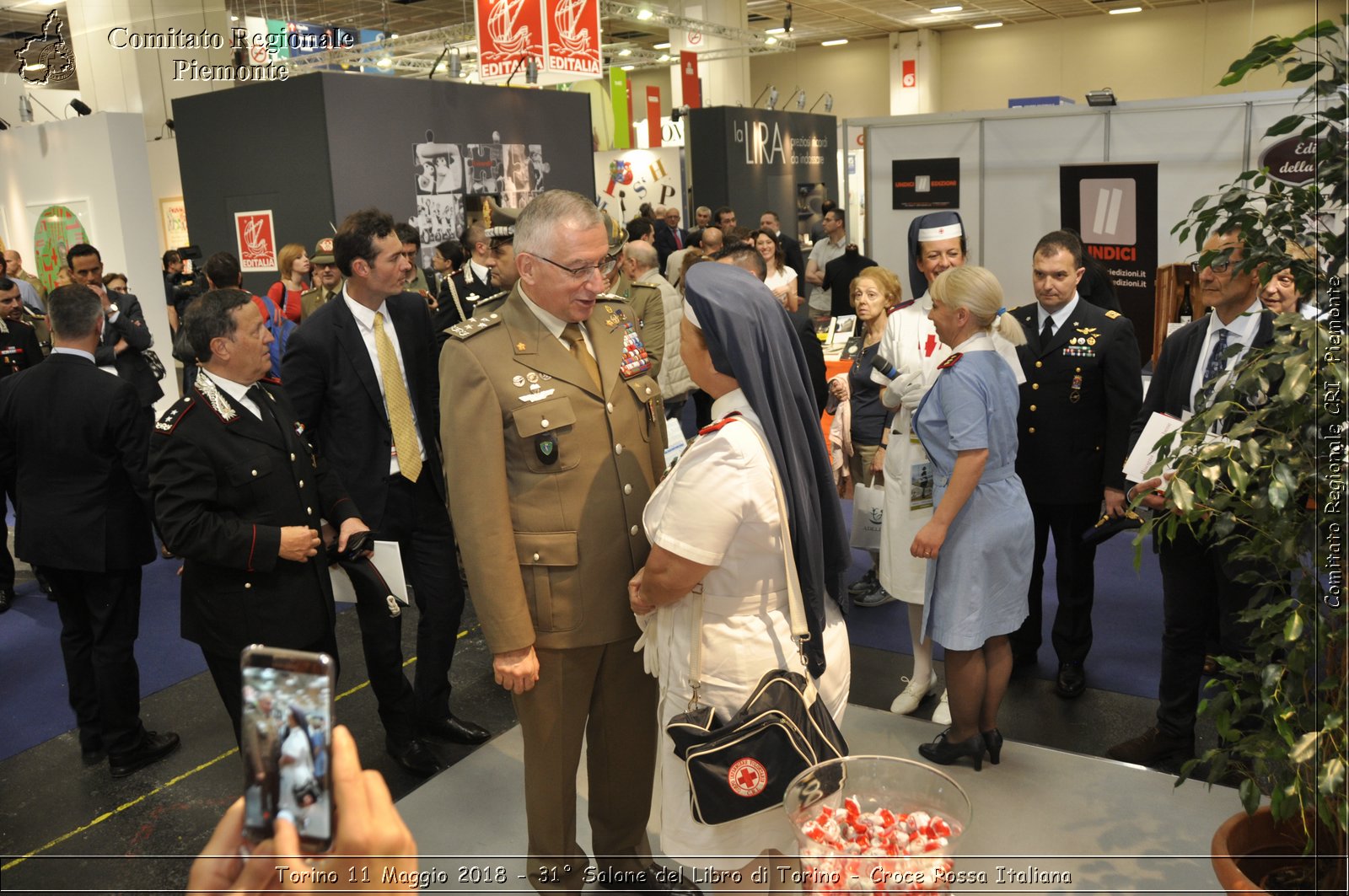 Torino 11 Maggio 2018 - 31 Salone del Libro di Torino - Croce Rossa Italiana- Comitato Regionale del Piemonte