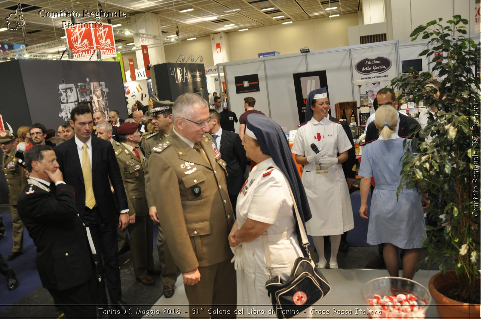 Torino 11 Maggio 2018 - 31 Salone del Libro di Torino - Croce Rossa Italiana- Comitato Regionale del Piemonte