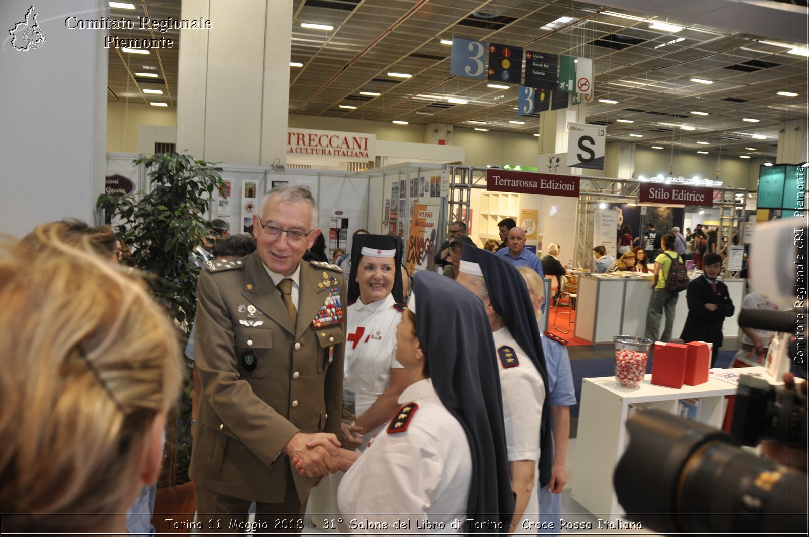 Torino 11 Maggio 2018 - 31 Salone del Libro di Torino - Croce Rossa Italiana- Comitato Regionale del Piemonte