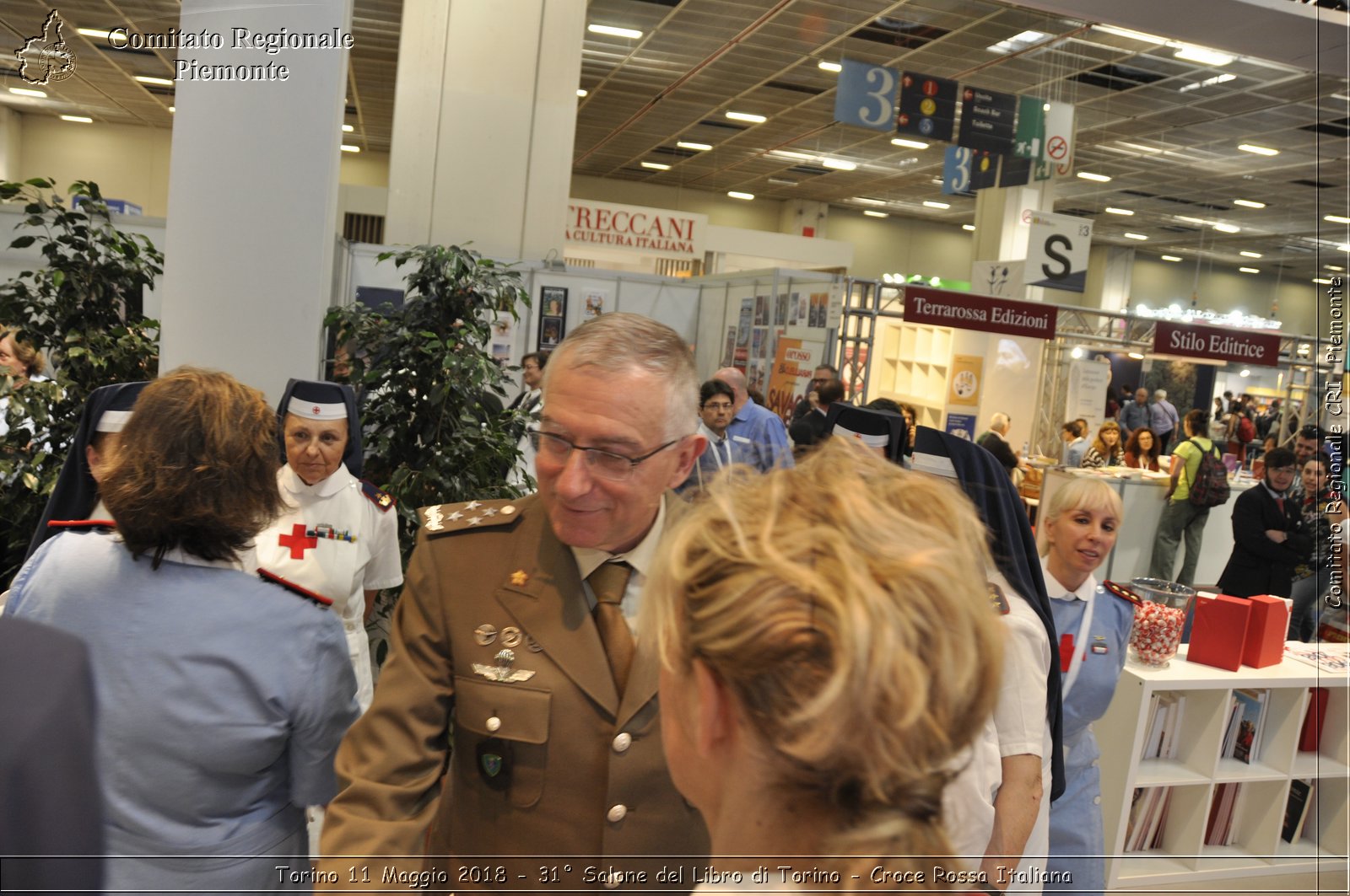 Torino 11 Maggio 2018 - 31 Salone del Libro di Torino - Croce Rossa Italiana- Comitato Regionale del Piemonte