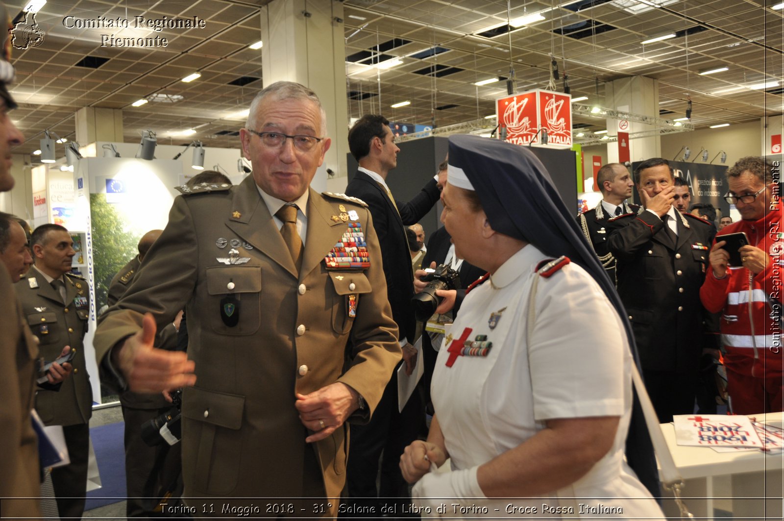 Torino 11 Maggio 2018 - 31 Salone del Libro di Torino - Croce Rossa Italiana- Comitato Regionale del Piemonte